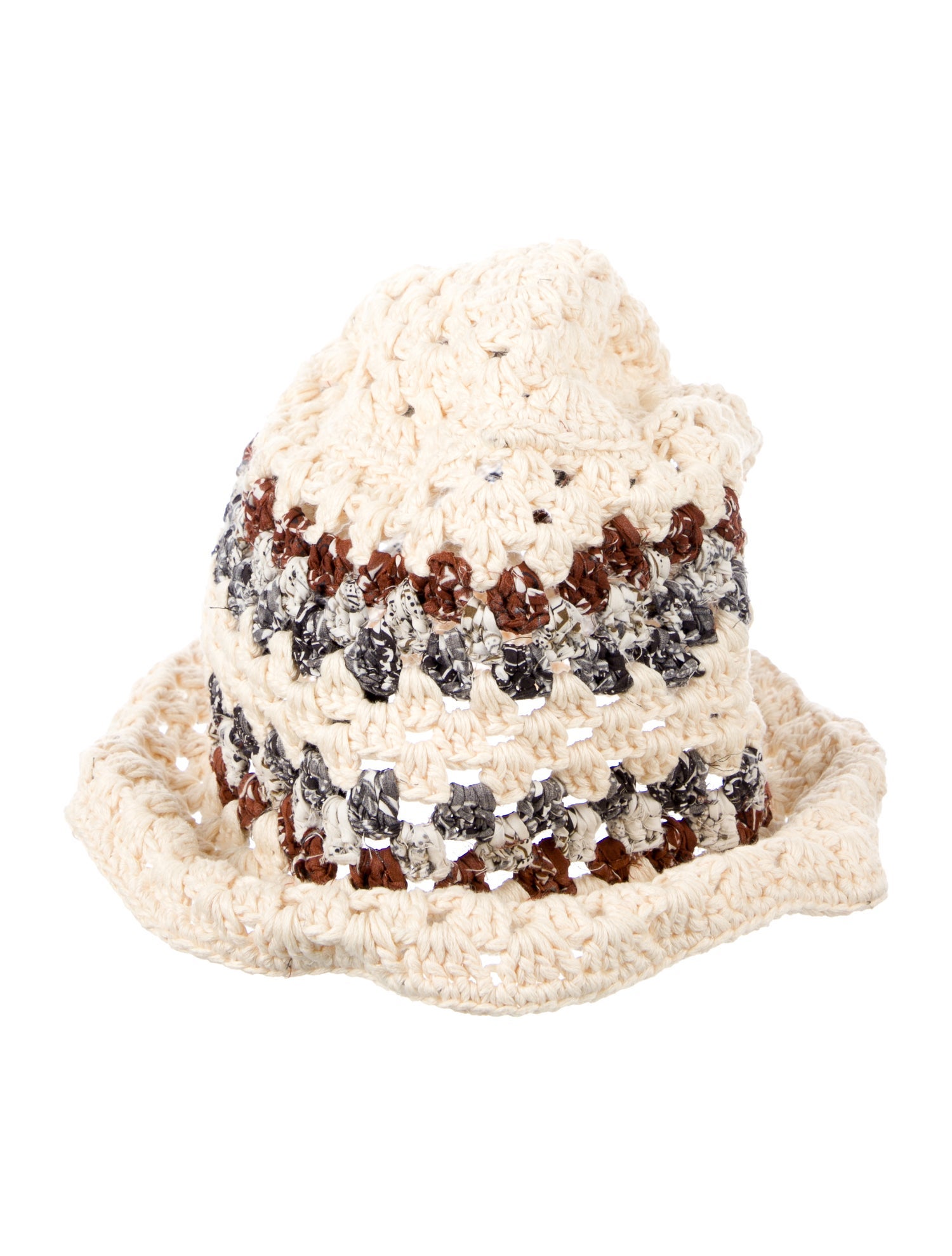 Amiri Cotton Crochet Bucket Hat