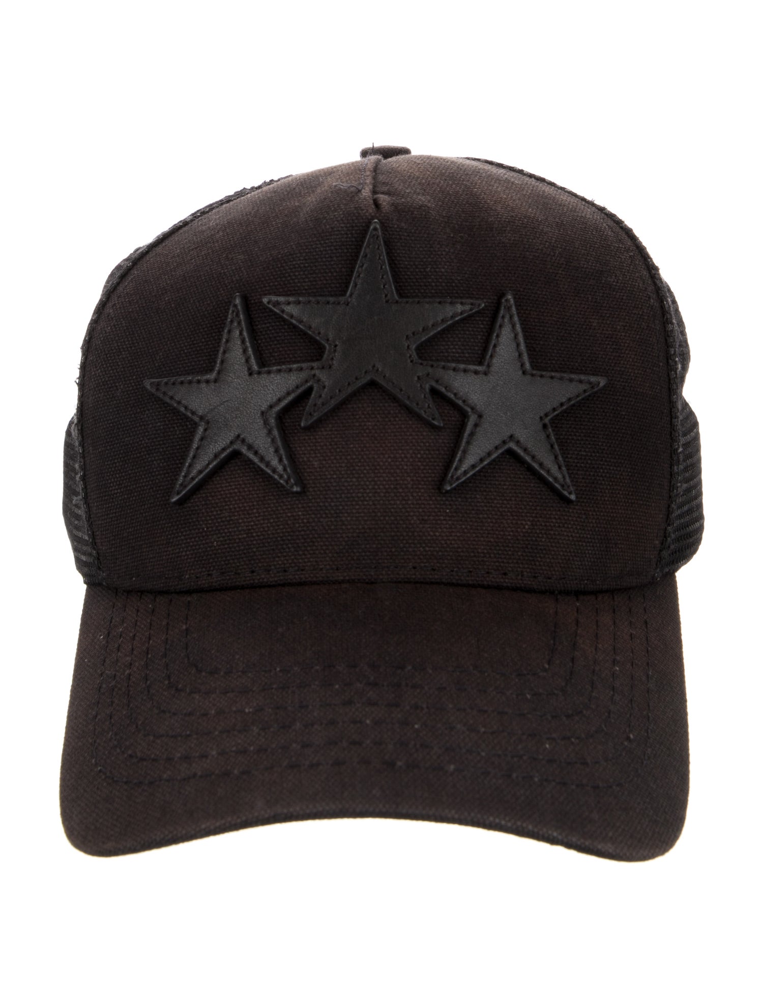 Amiri Black Pattern Printed Cotton Trucker Hat