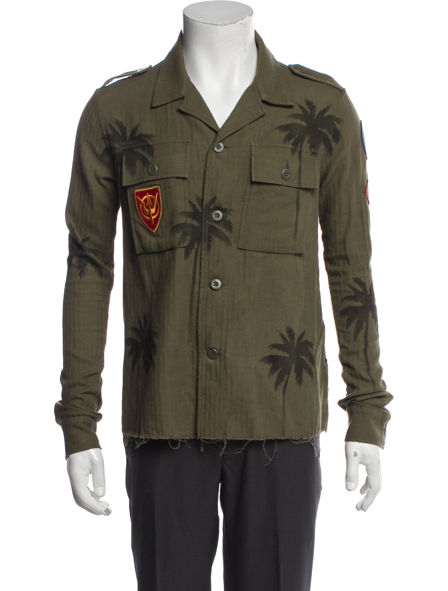 Amiri Printed Long Sleeve Shirt