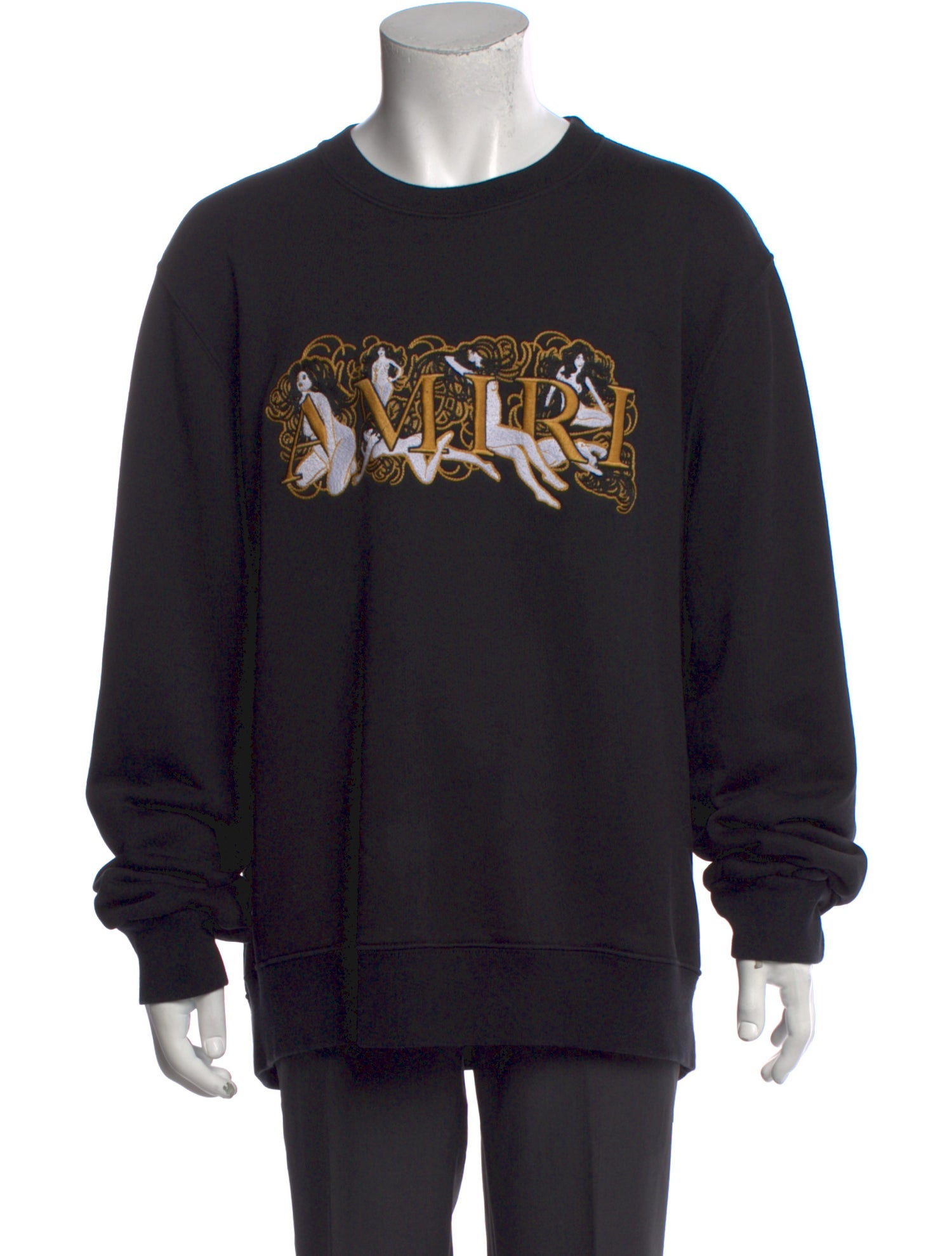 Amiri Graphic Print Crew Neck Pullover