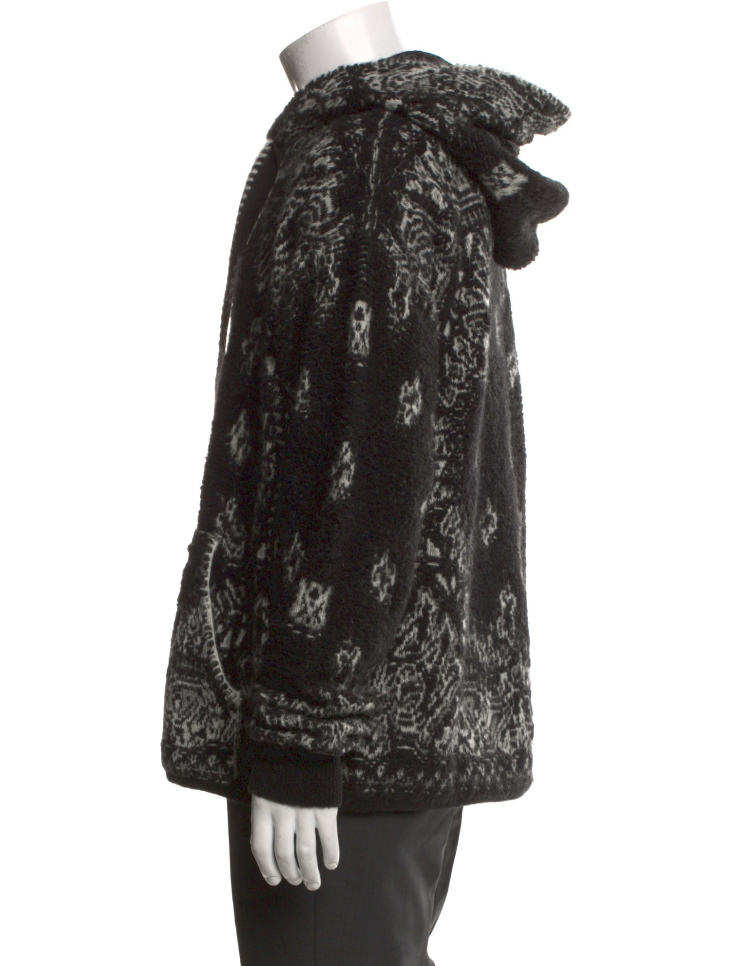 Amiri Printed V-Neck Hoodie