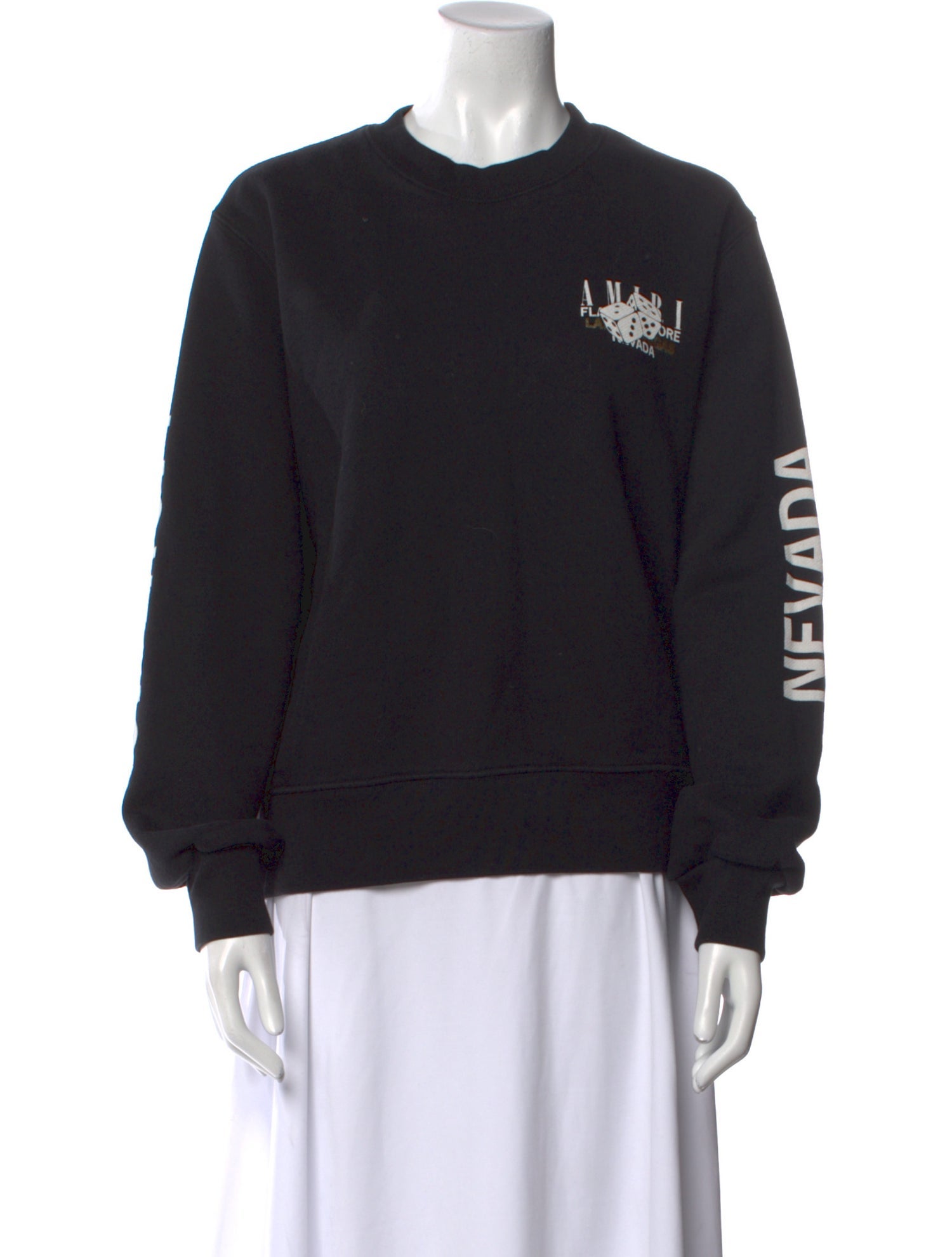 Amiri Graphic Print Crew Neck Sweatshirt