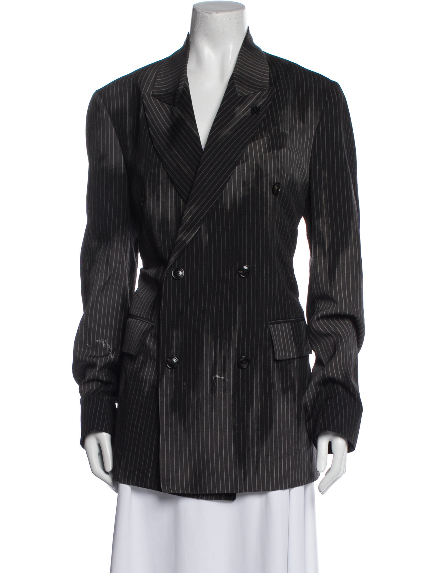 Amiri Wool Striped Blazer