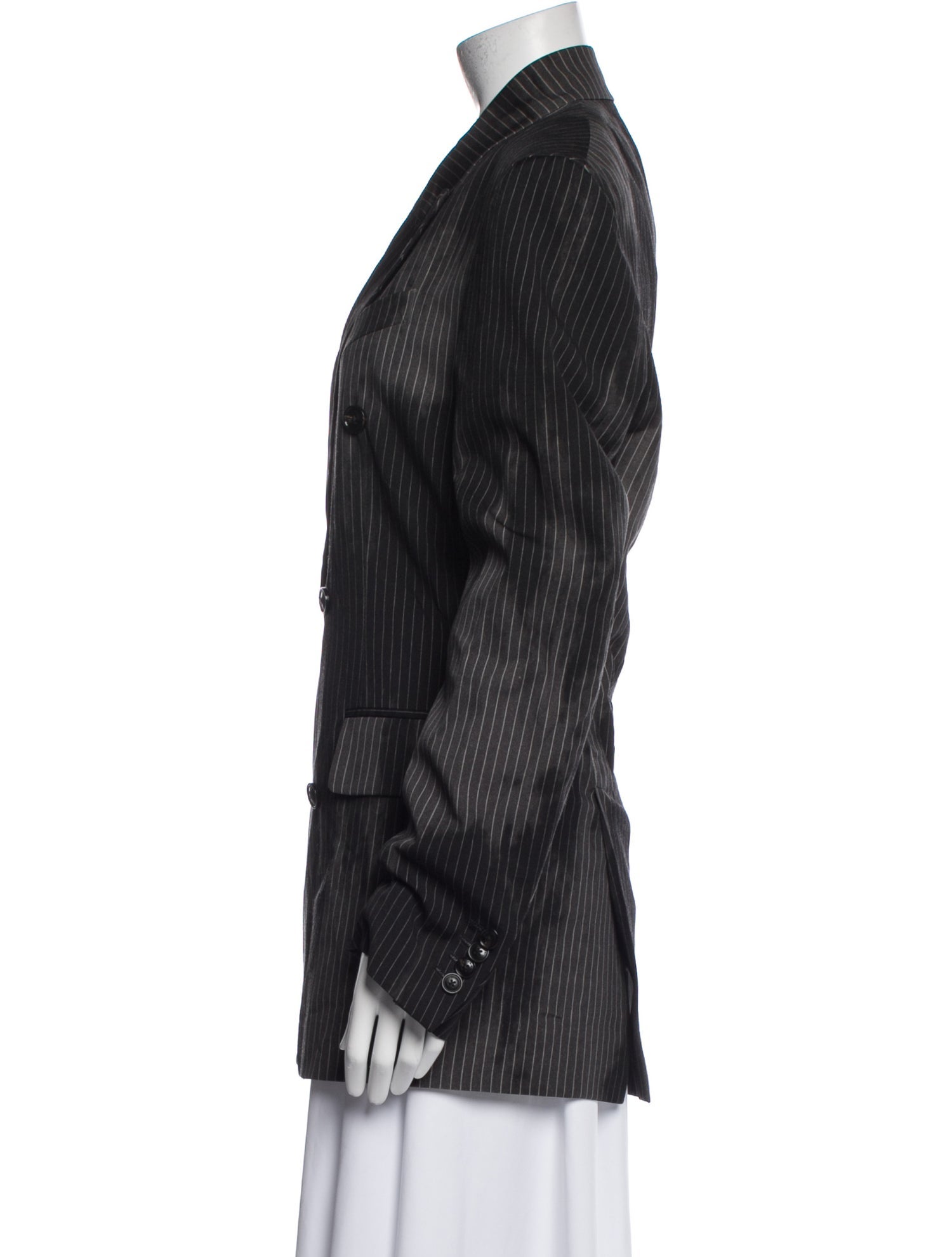 Amiri Wool Striped Blazer