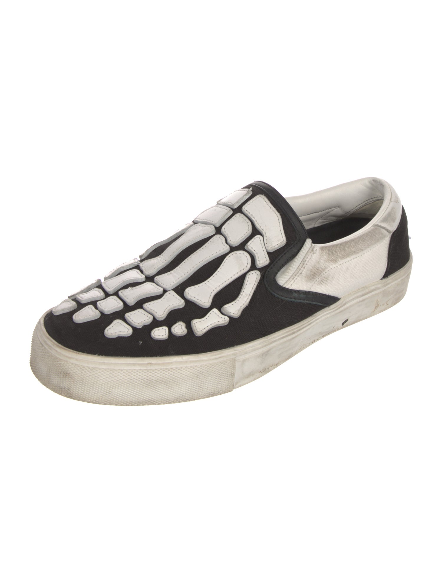 Amiri Suede Patterned Sneakers