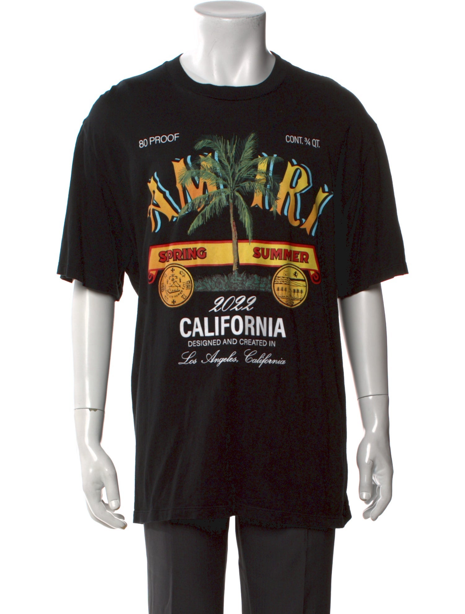 Amiri Graphic Print Crew Neck T-Shirt