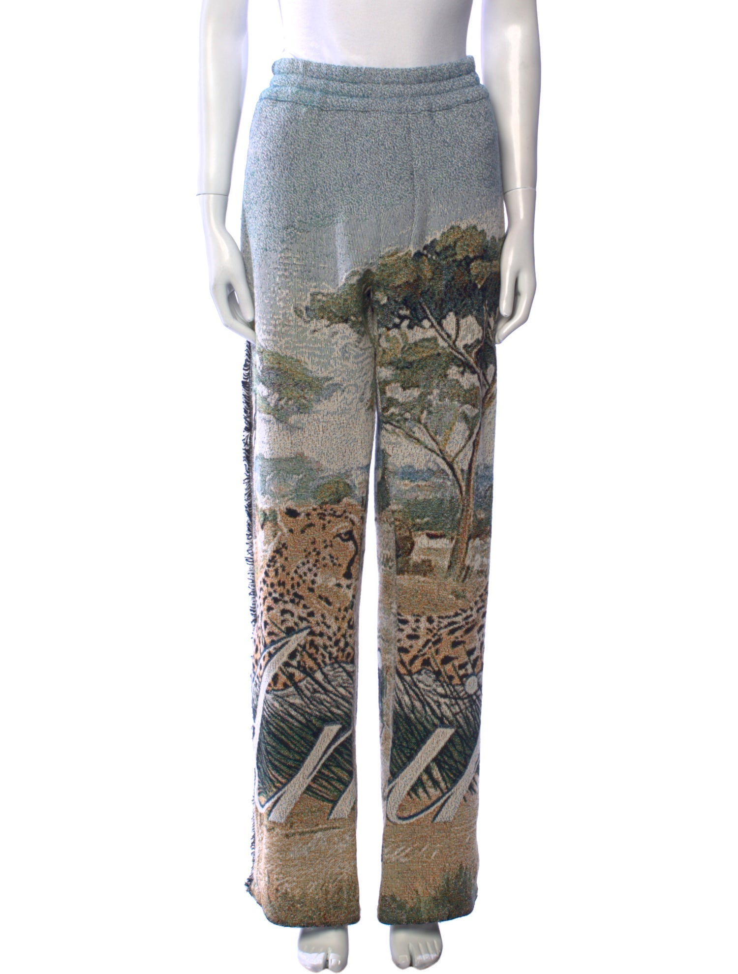 Amiri Printed Wide Leg Pants w/ Tags