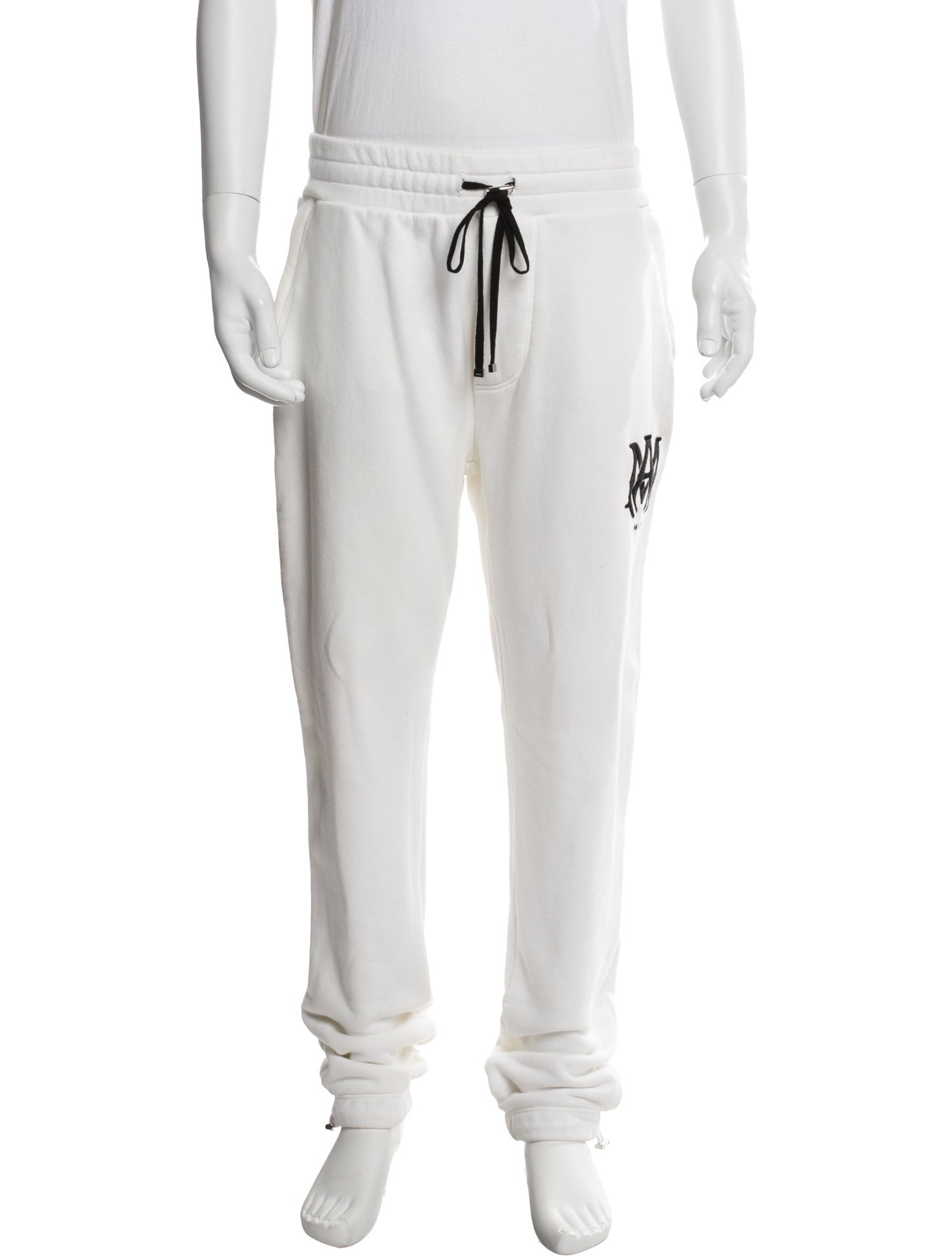 Amiri Graphic Print Embroidered Accent Lounge Bottoms