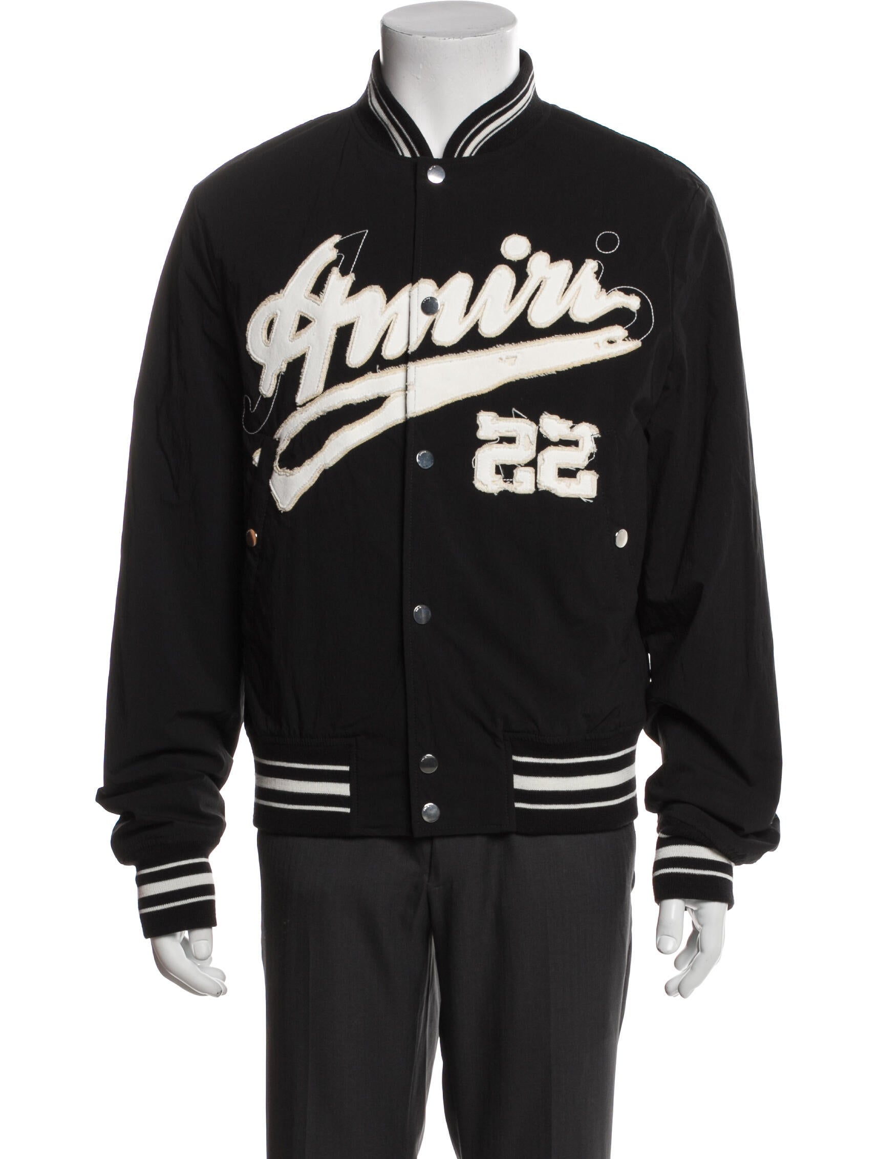 Amiri Graphic Print Varsity Jacket