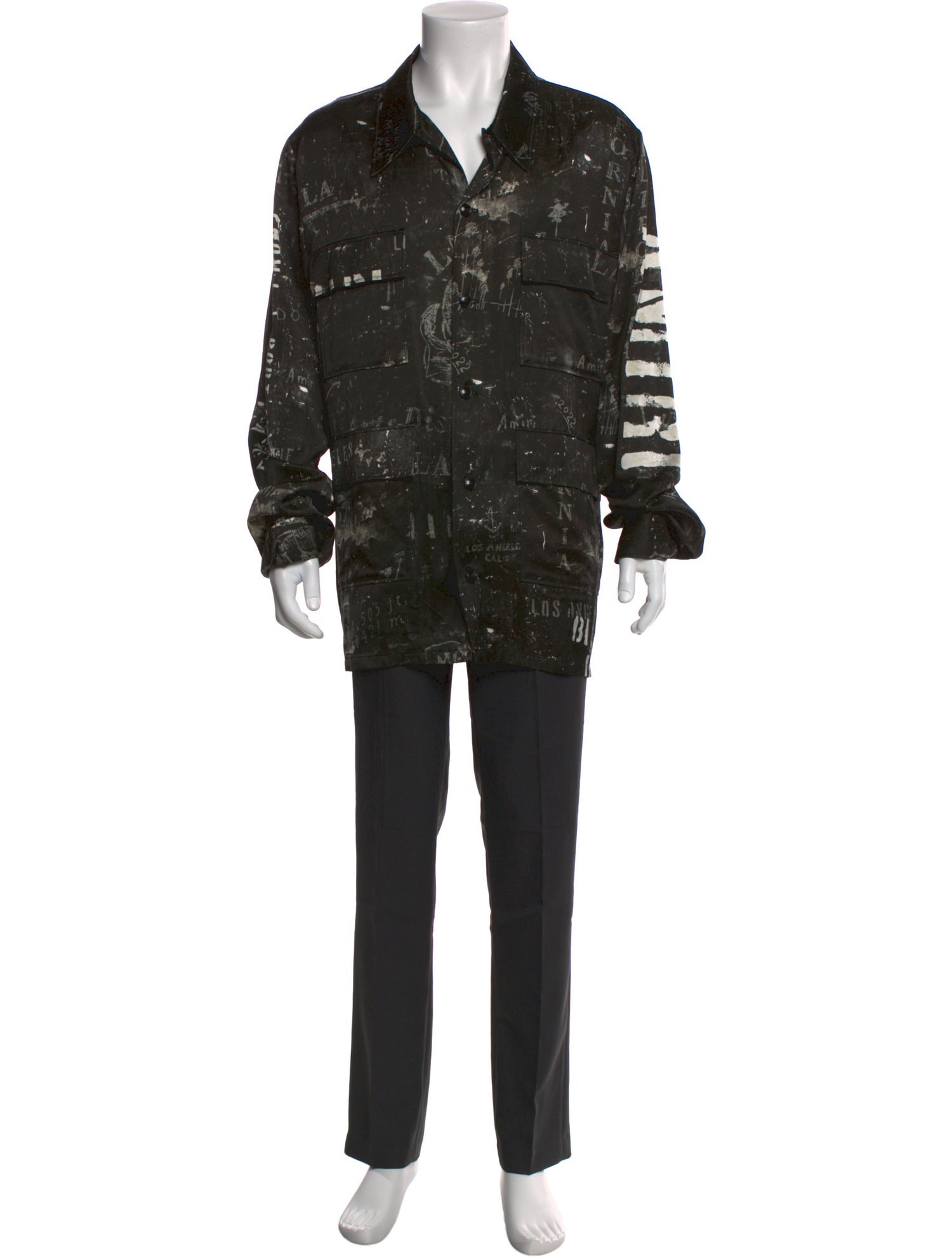 Amiri Printed Long Sleeve Shirt