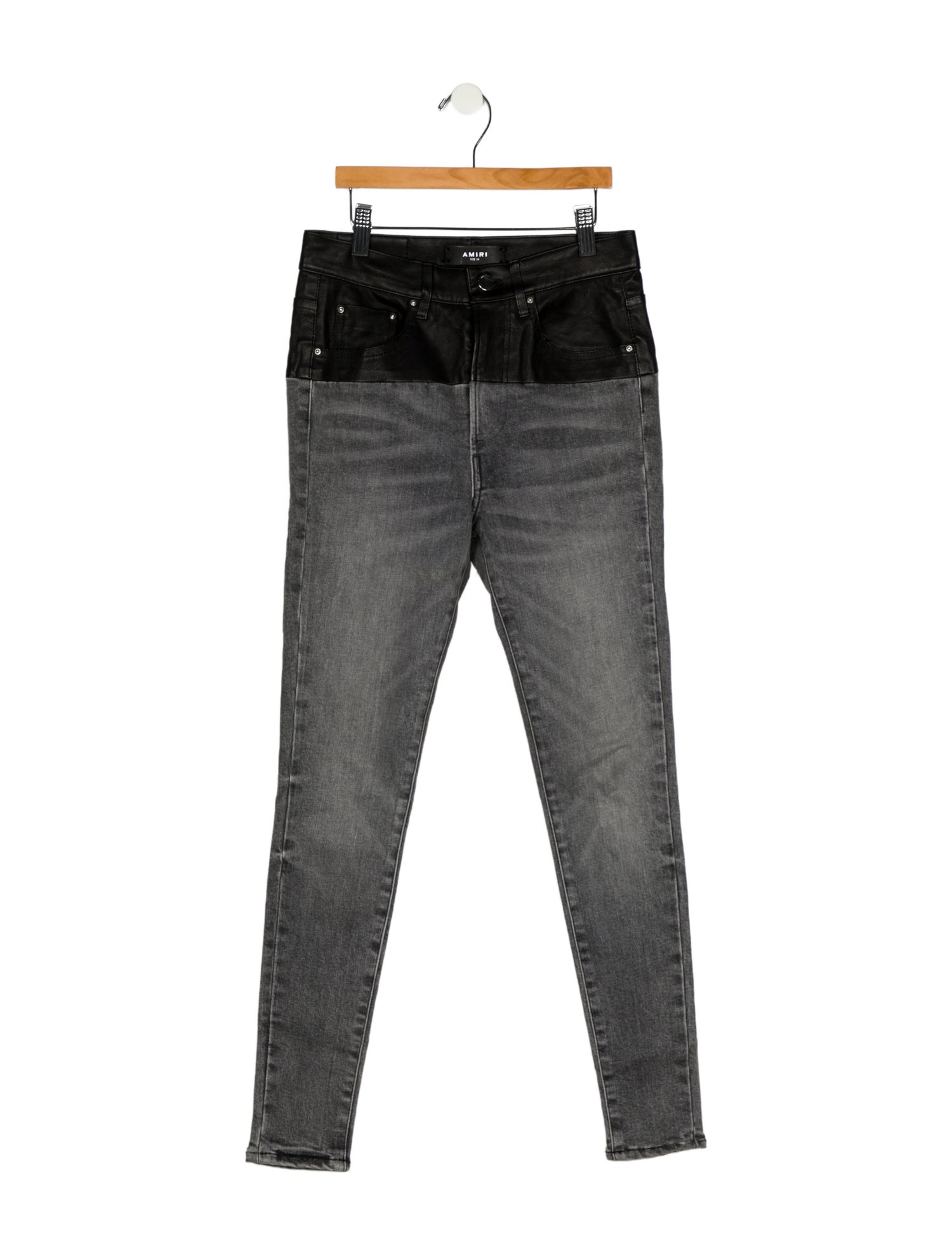 Amiri Mid-Rise Skinny Leg Jeans