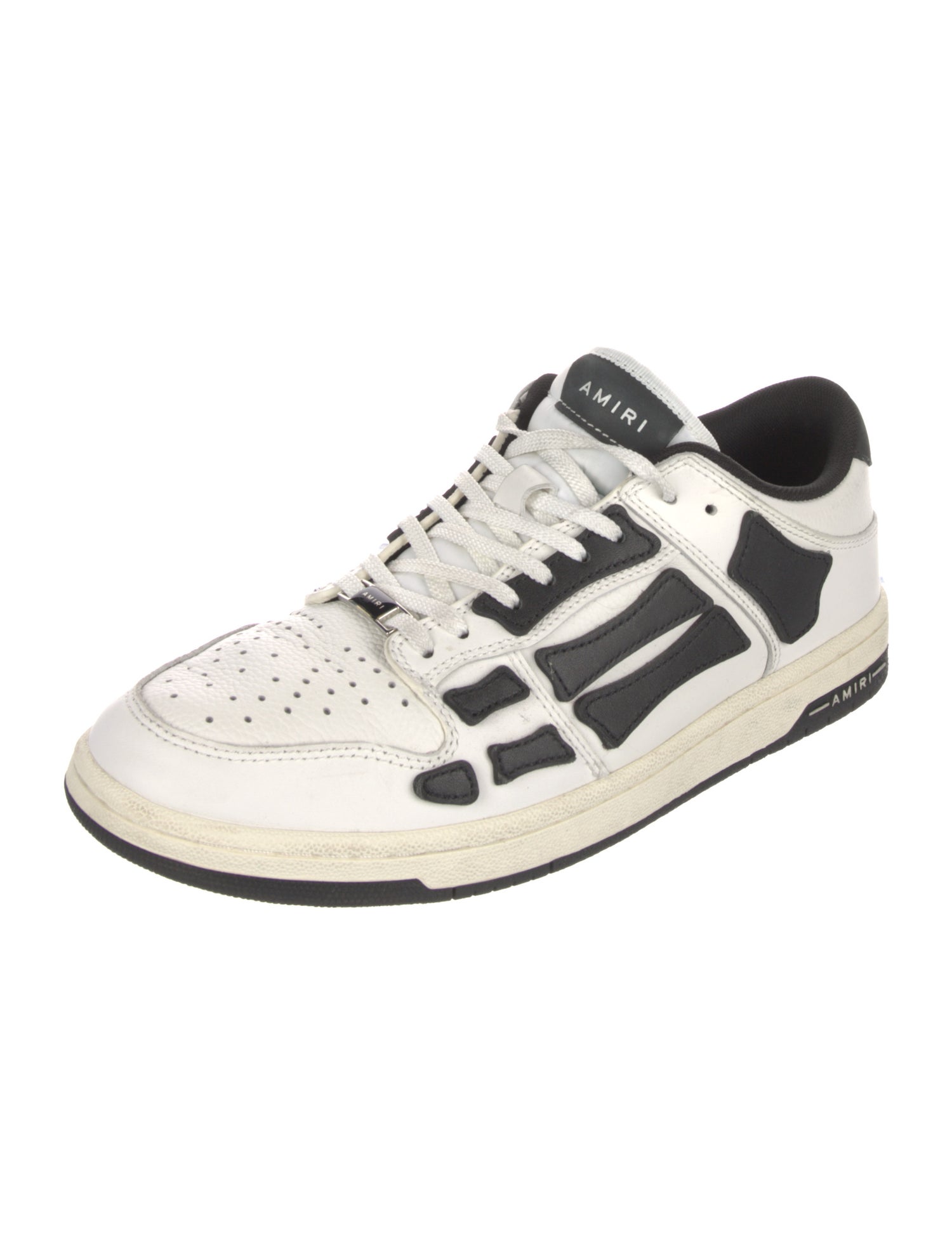 Amiri Leather Printed Sneakers