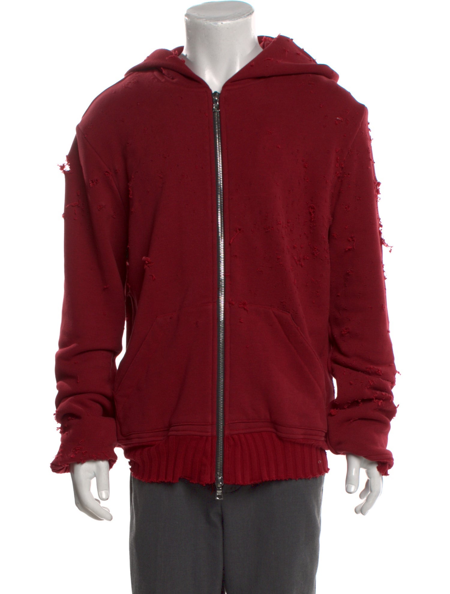 Amiri V-Neck Long Sleeve Hoodie