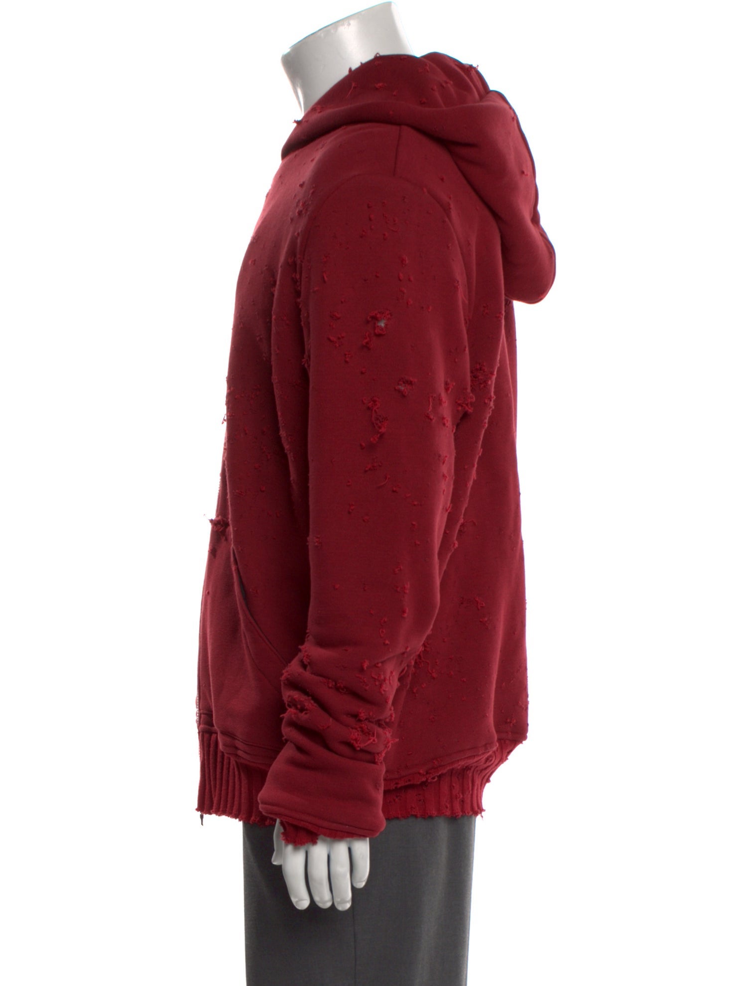 Amiri V-Neck Long Sleeve Hoodie