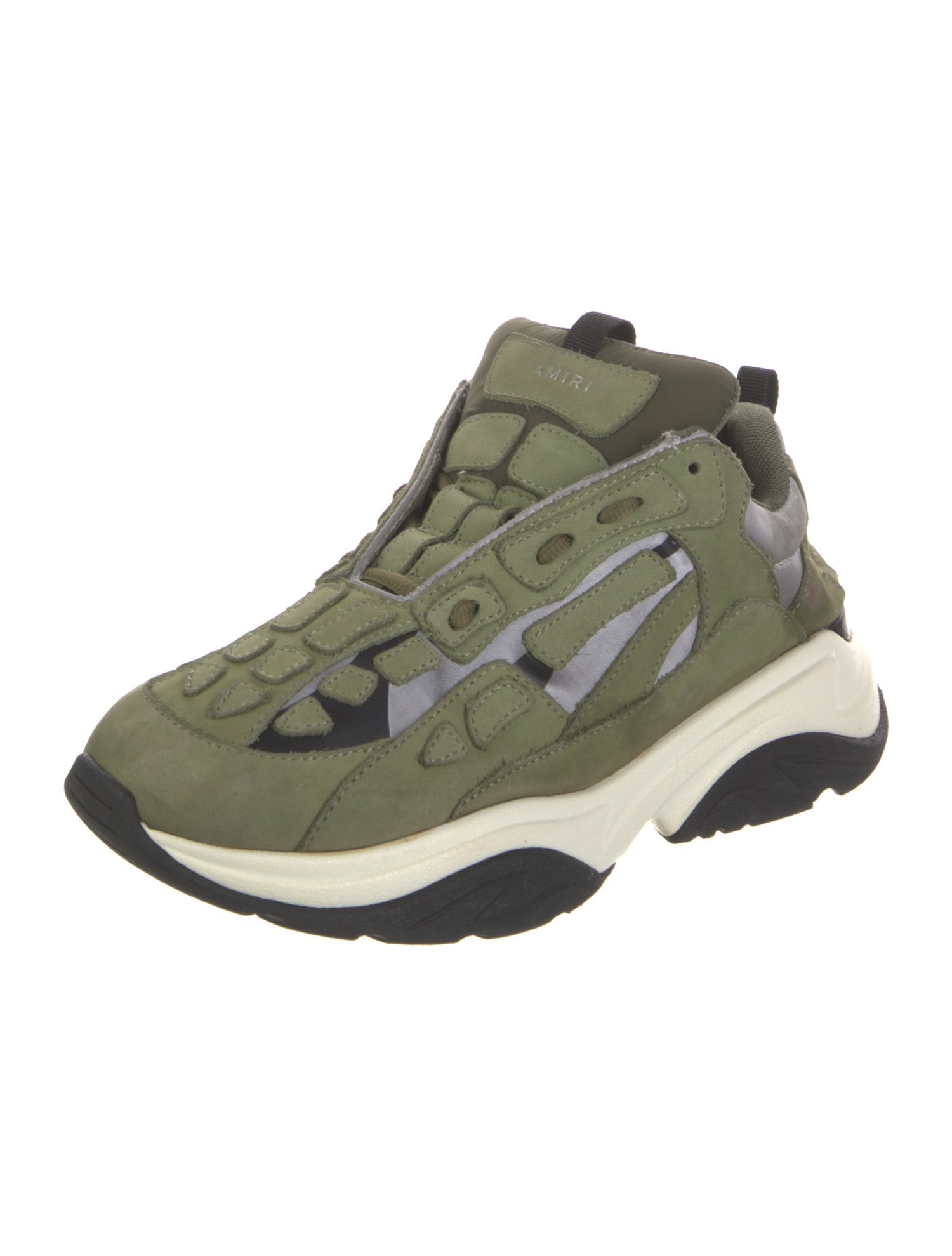 Amiri Suede Printed Sneakers