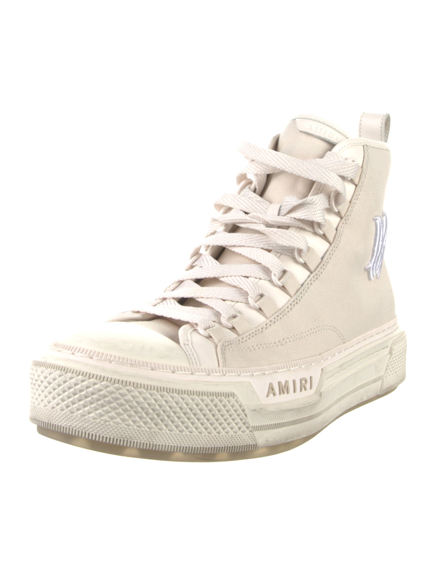 Amiri Leather Printed Sneakers
