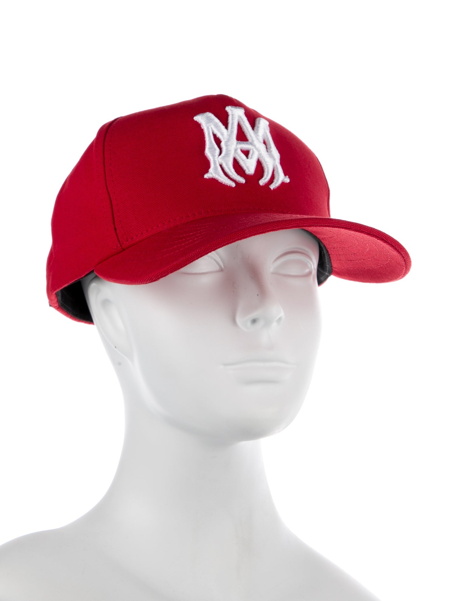 Amiri Red Cotton Embroidered Baseball Cap w/Tags