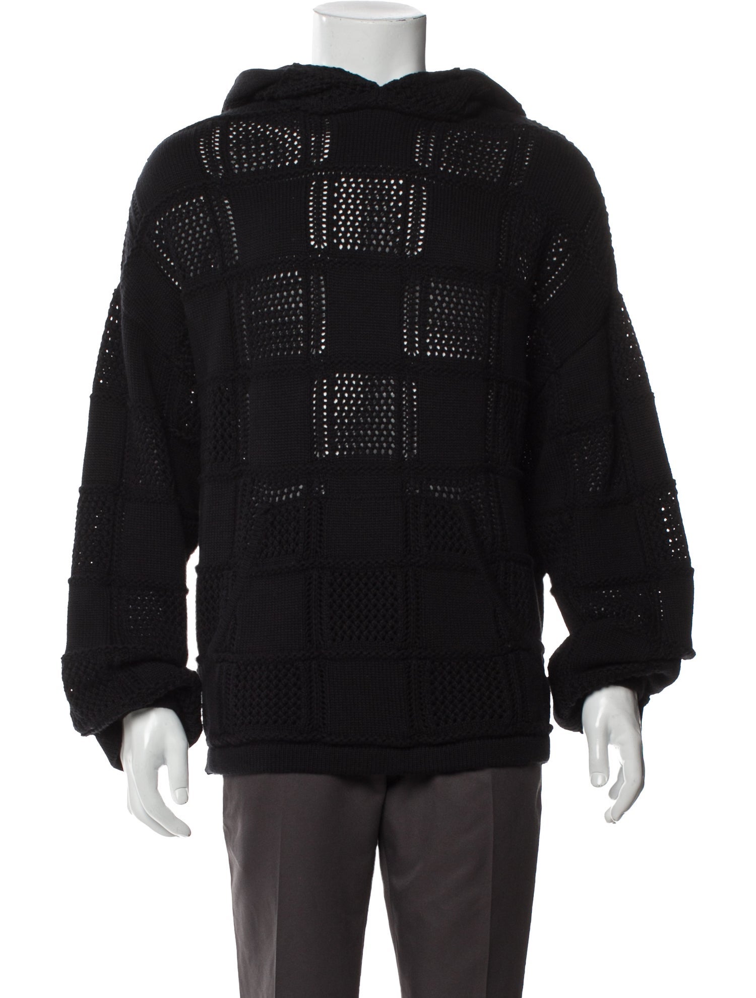 Amiri V-Neck Long Sleeve Hoodie