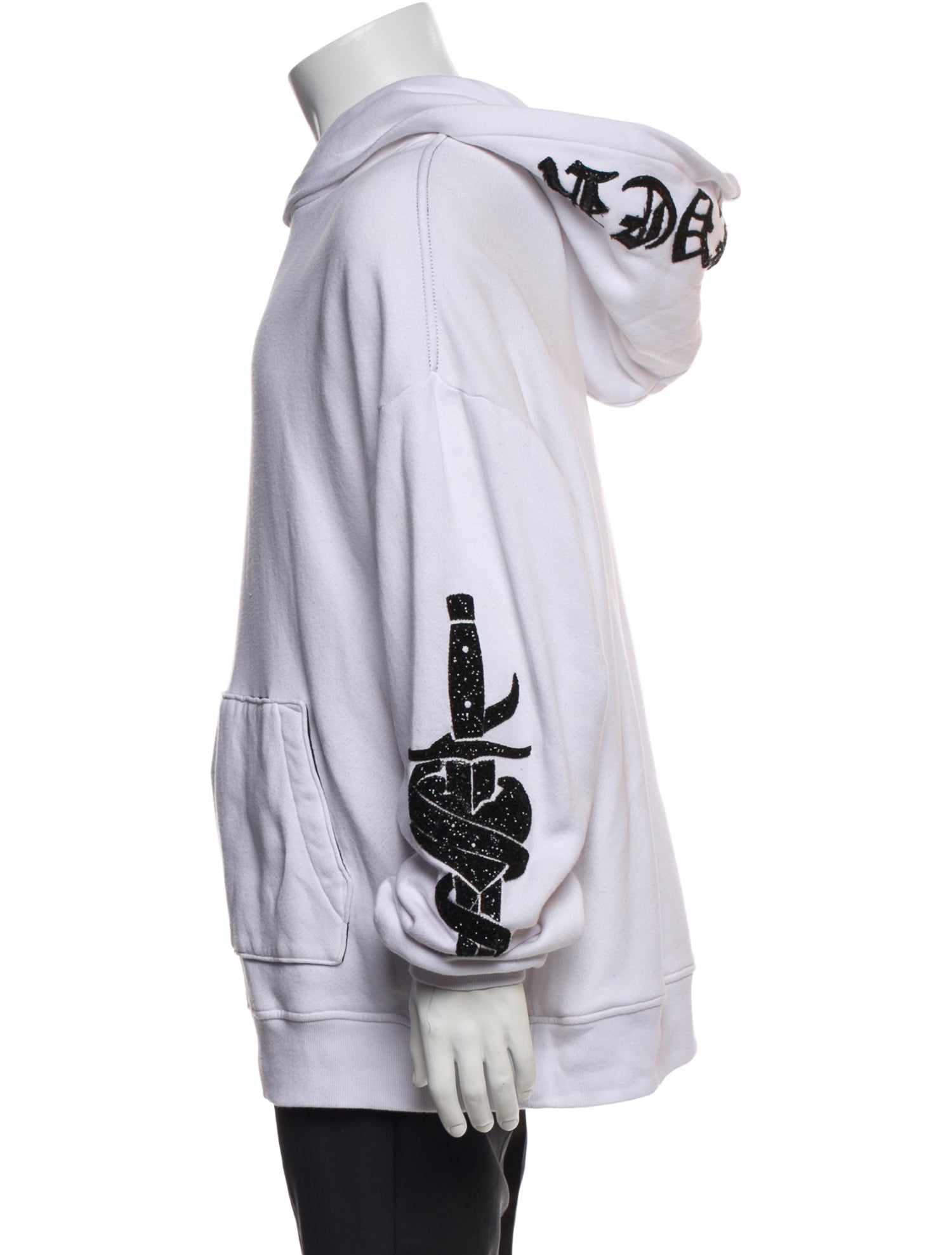 Amiri Graphic Print Crew Neck Hoodie
