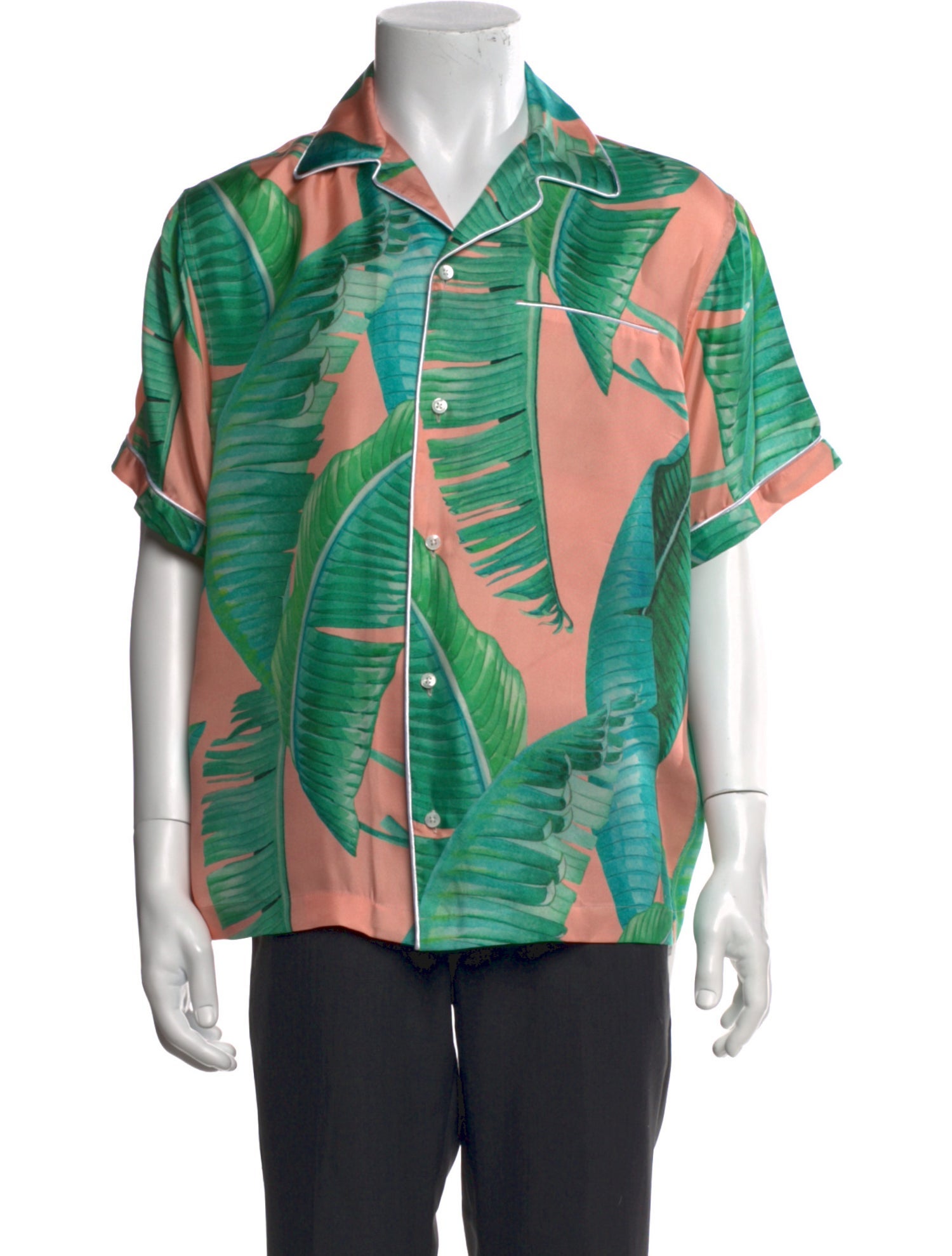 Amiri Silk Graphic Print Shirt