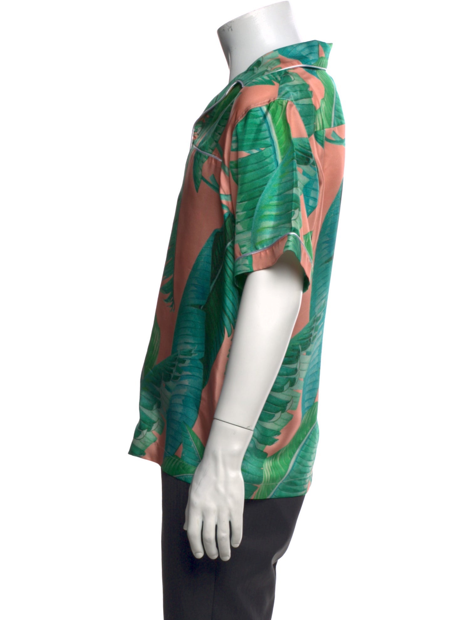 Amiri Silk Graphic Print Shirt