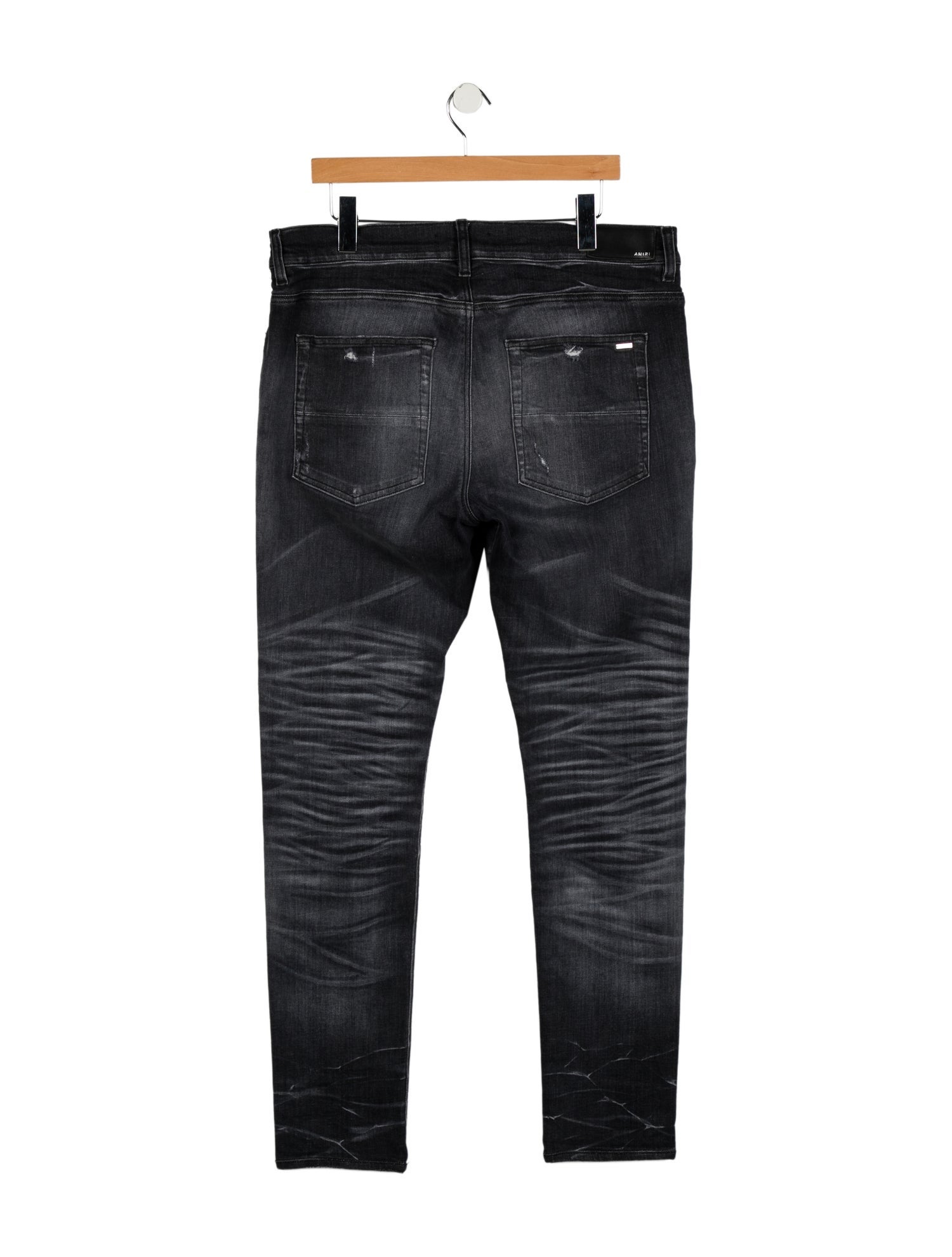 Amiri High-Rise Straight Leg Jeans