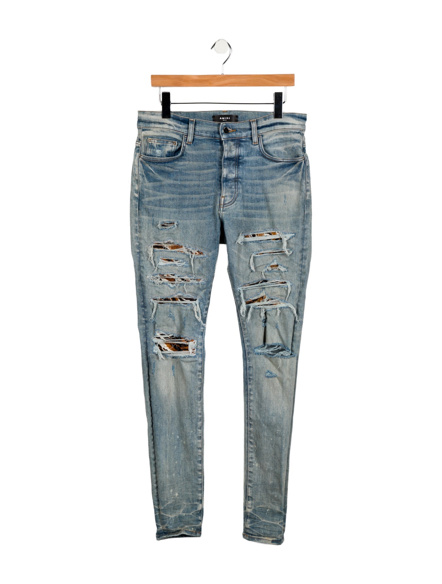 Amiri Mid-Rise Skinny Leg Jeans