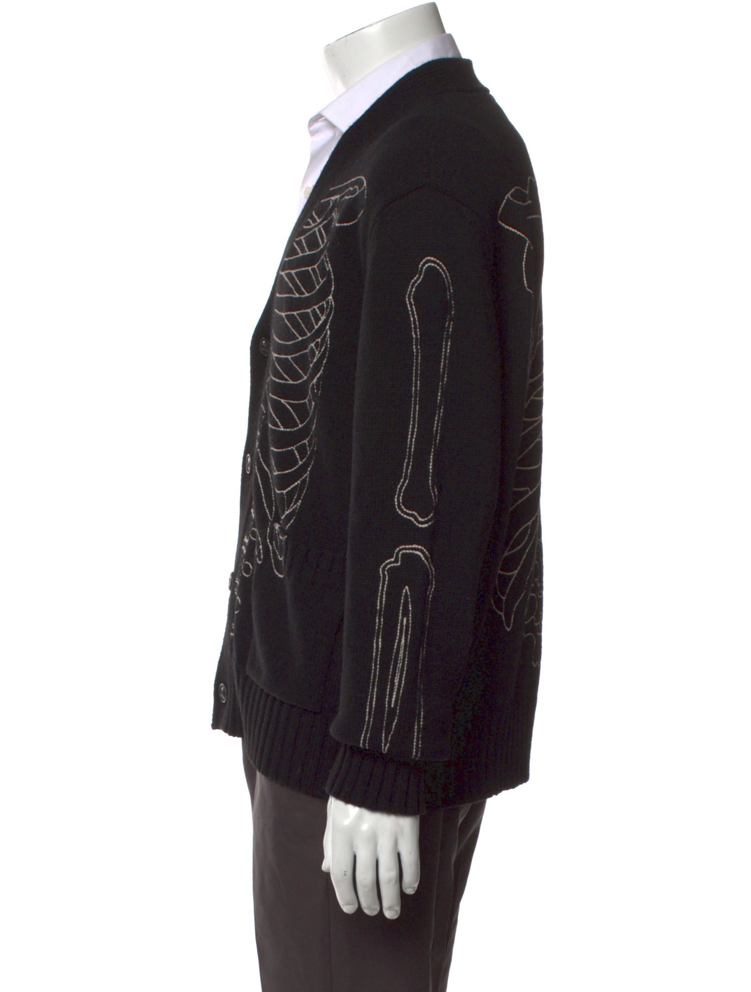 Amiri Graphic Print V-Neck Cardigan