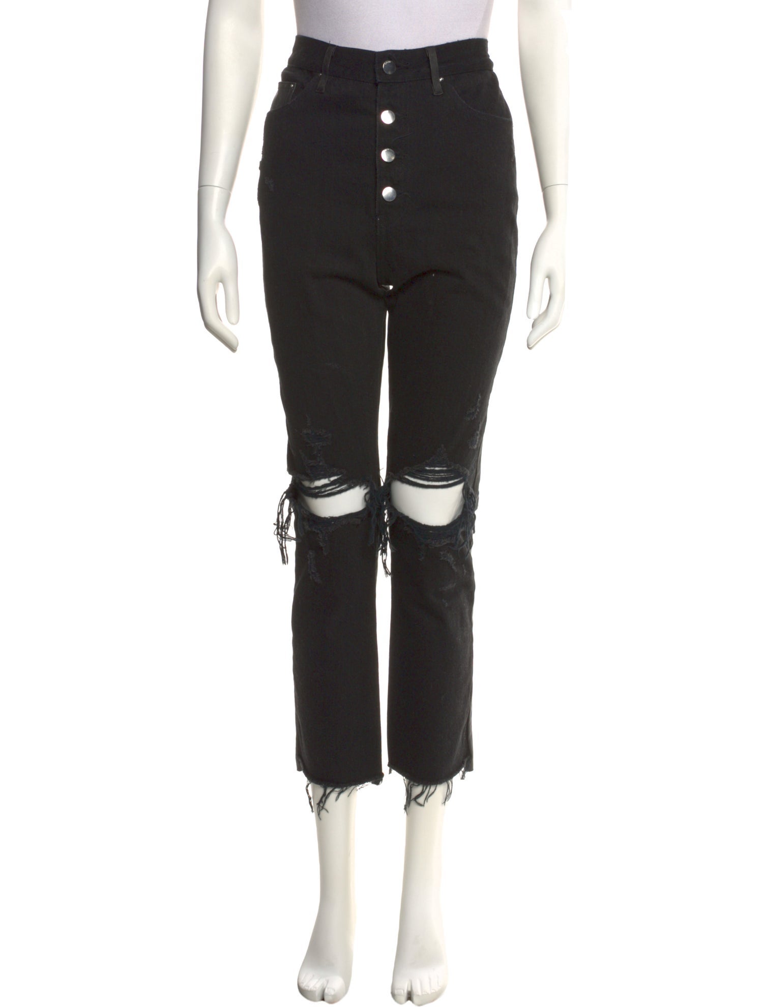 Amiri High-Rise Straight Leg Jeans