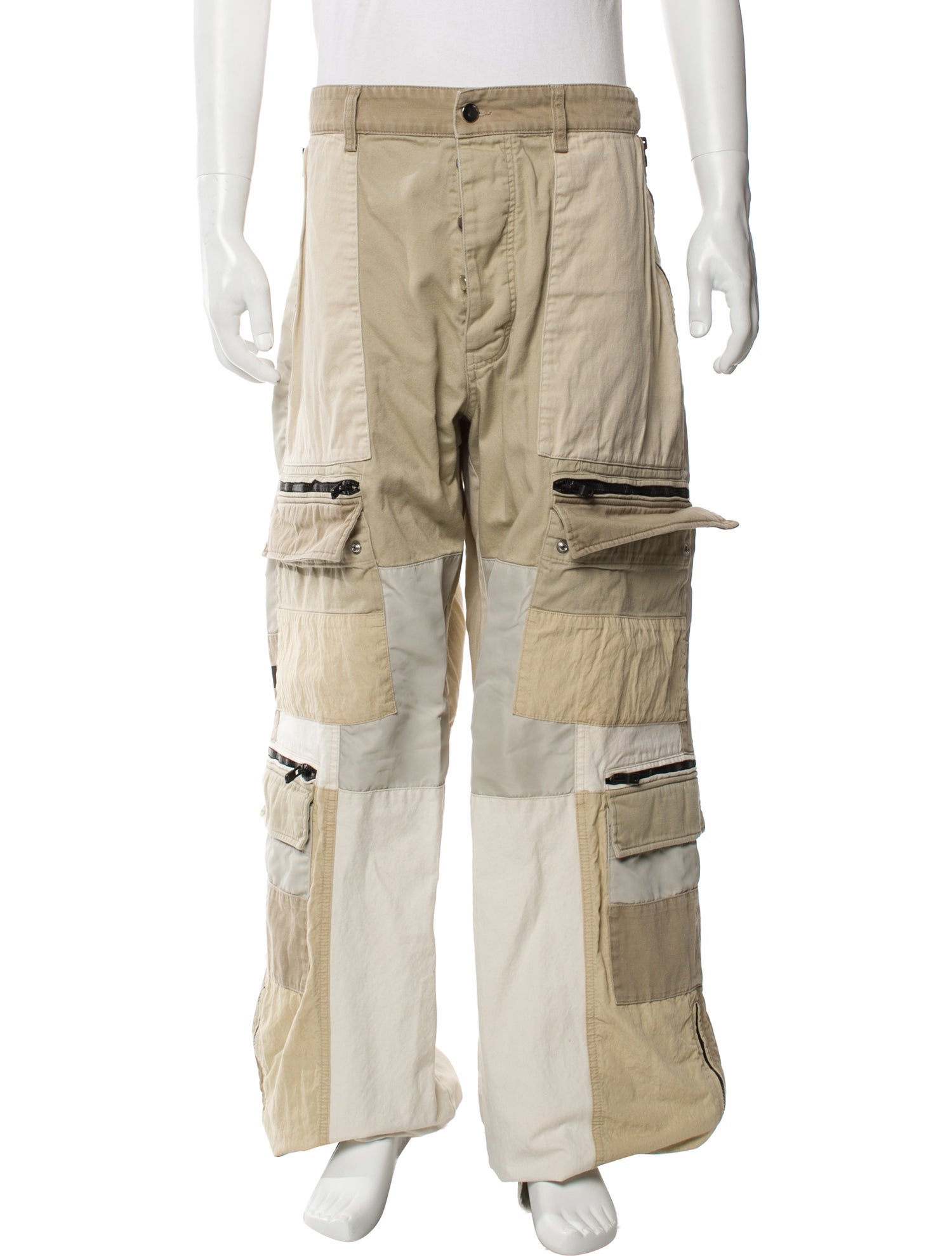 Amiri Colorblock Pattern Cargo Pants