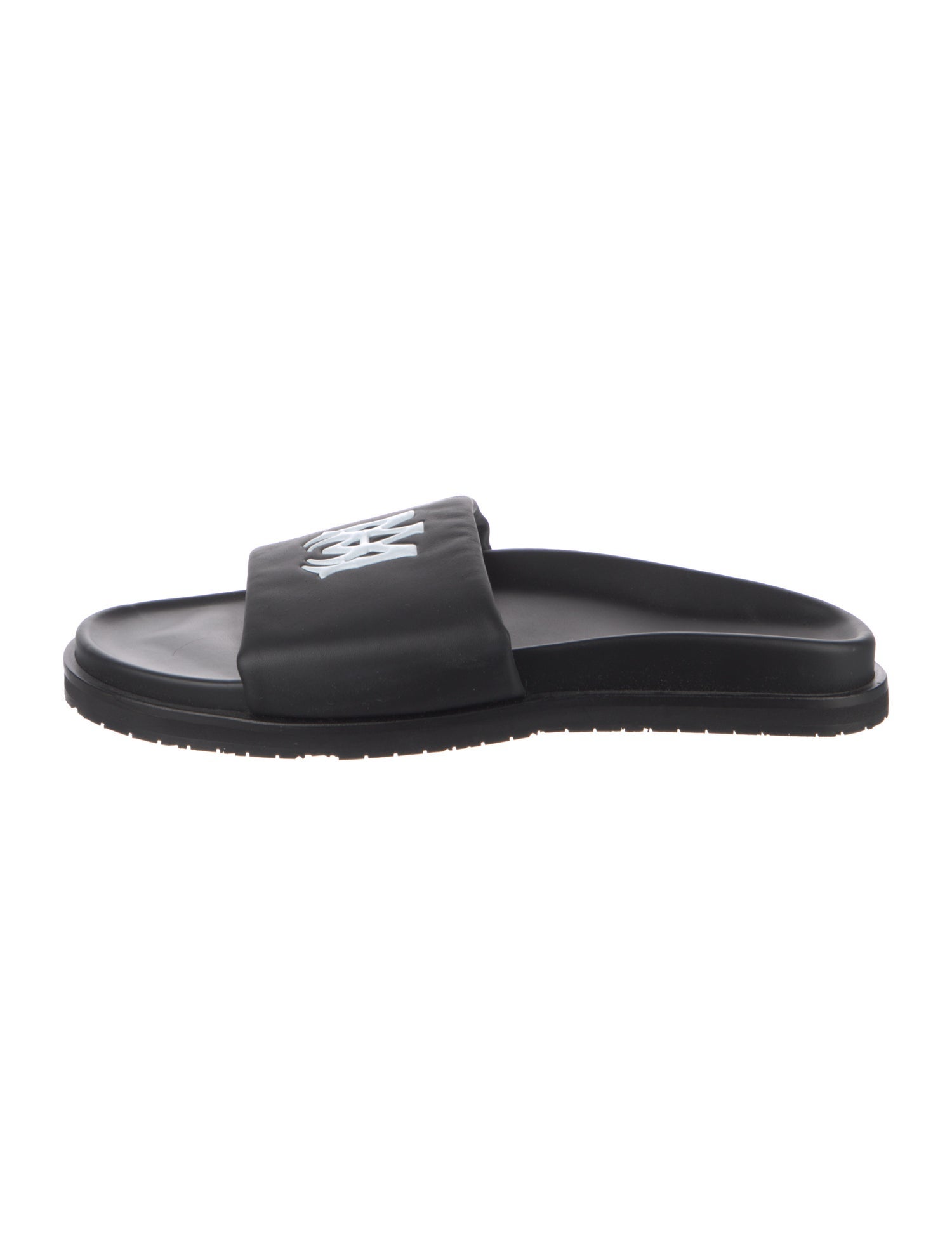 Amiri Leather Slides