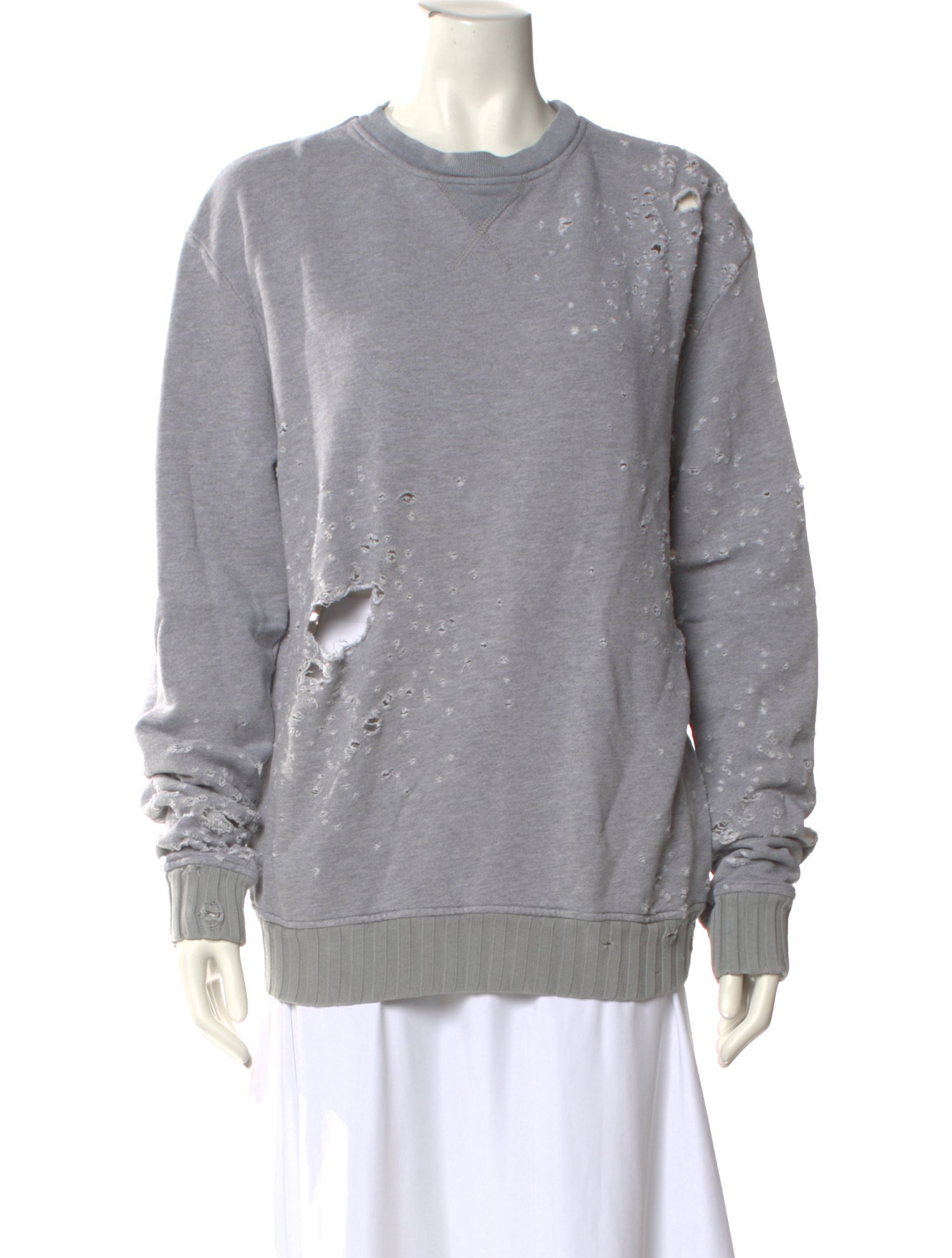Amiri Crew Neck Long Sleeve Sweatshirt
