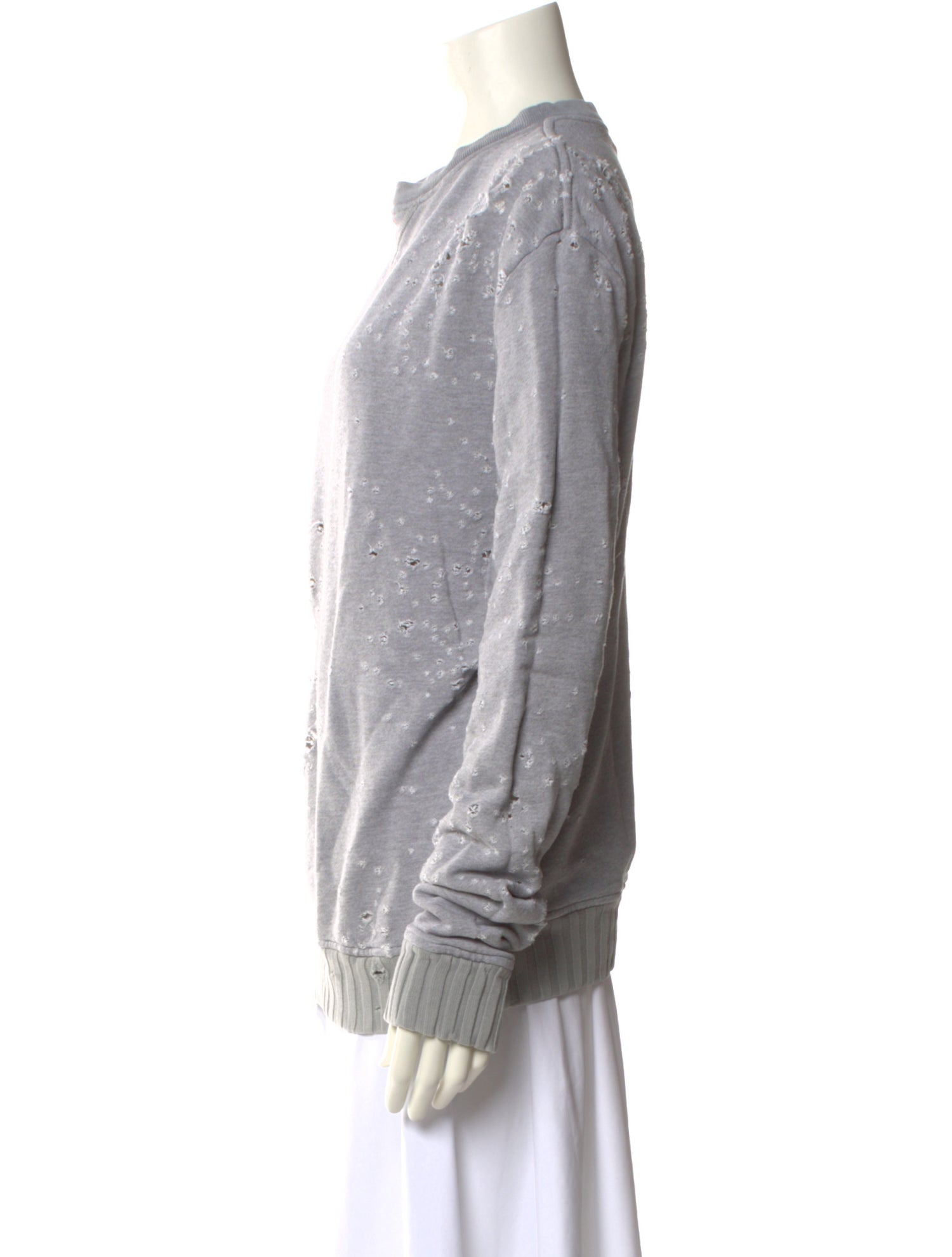 Amiri Crew Neck Long Sleeve Sweatshirt