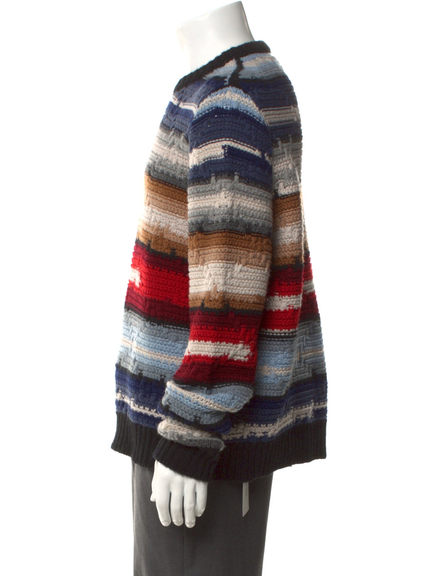 Amiri Cashmere Striped Pullover