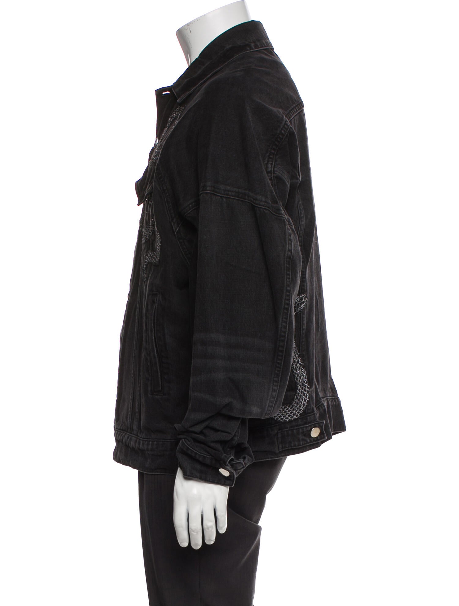 Amiri Graphic Print Denim Jacket