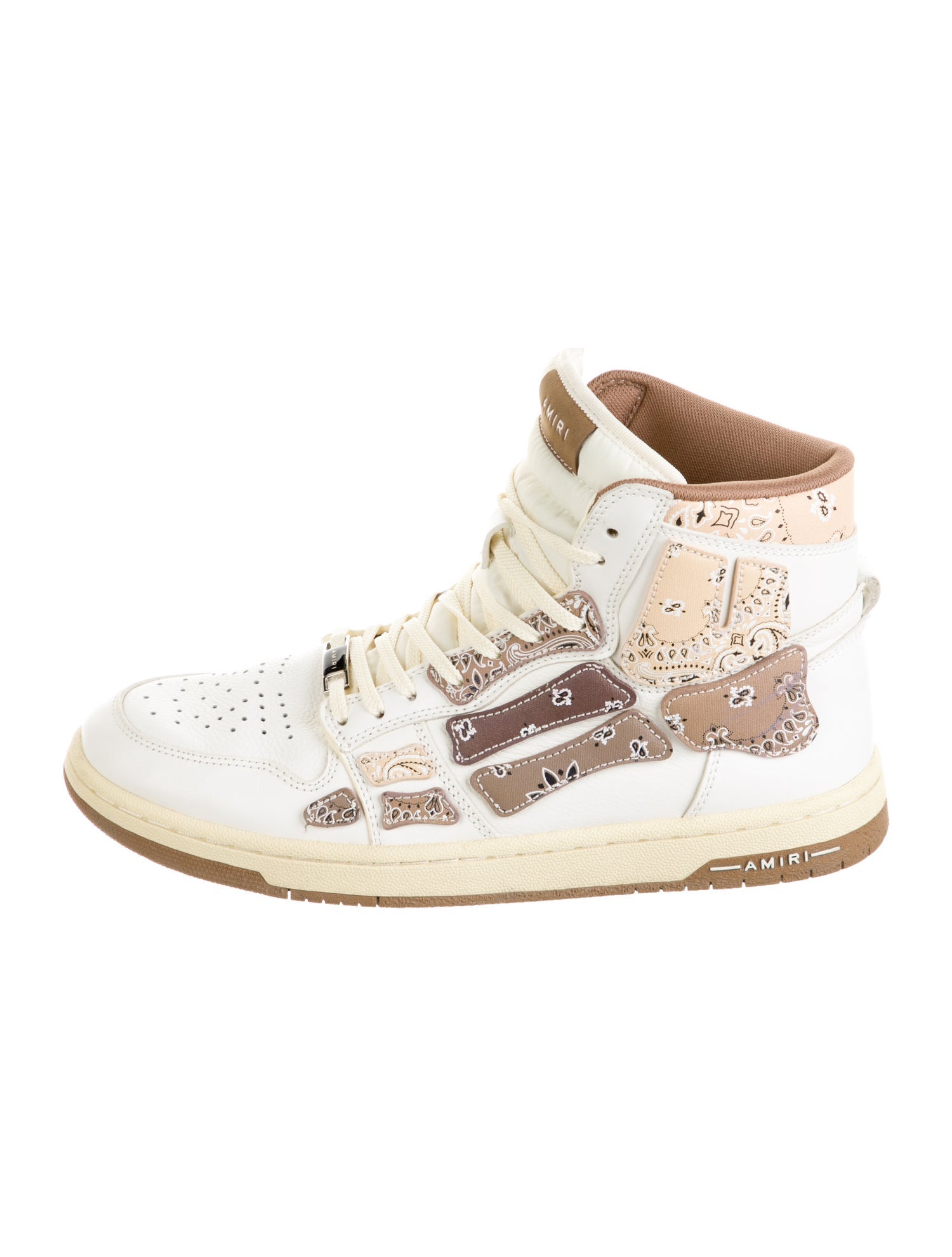 Amiri Leather Patterned Sneakers