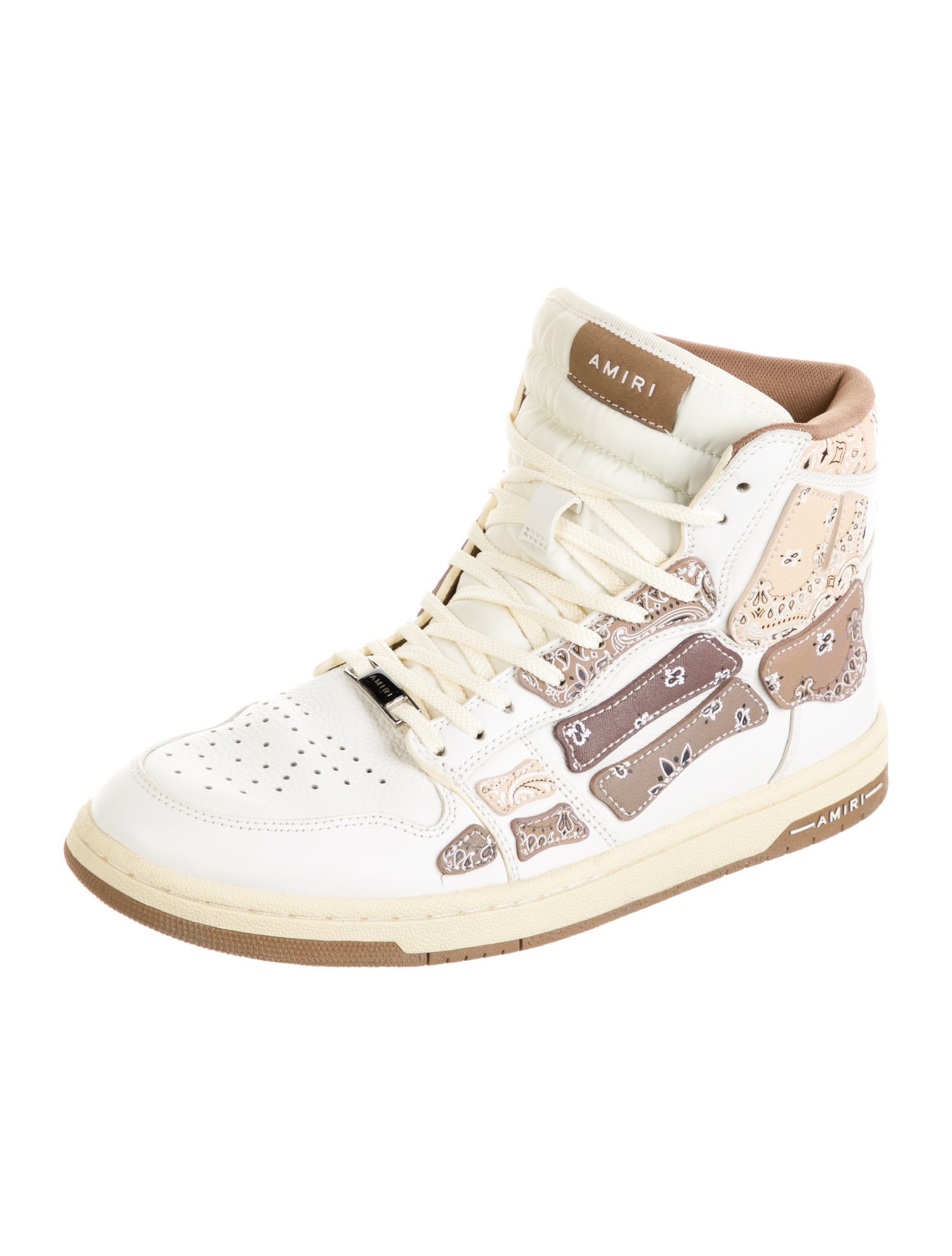 Amiri Leather Patterned Sneakers