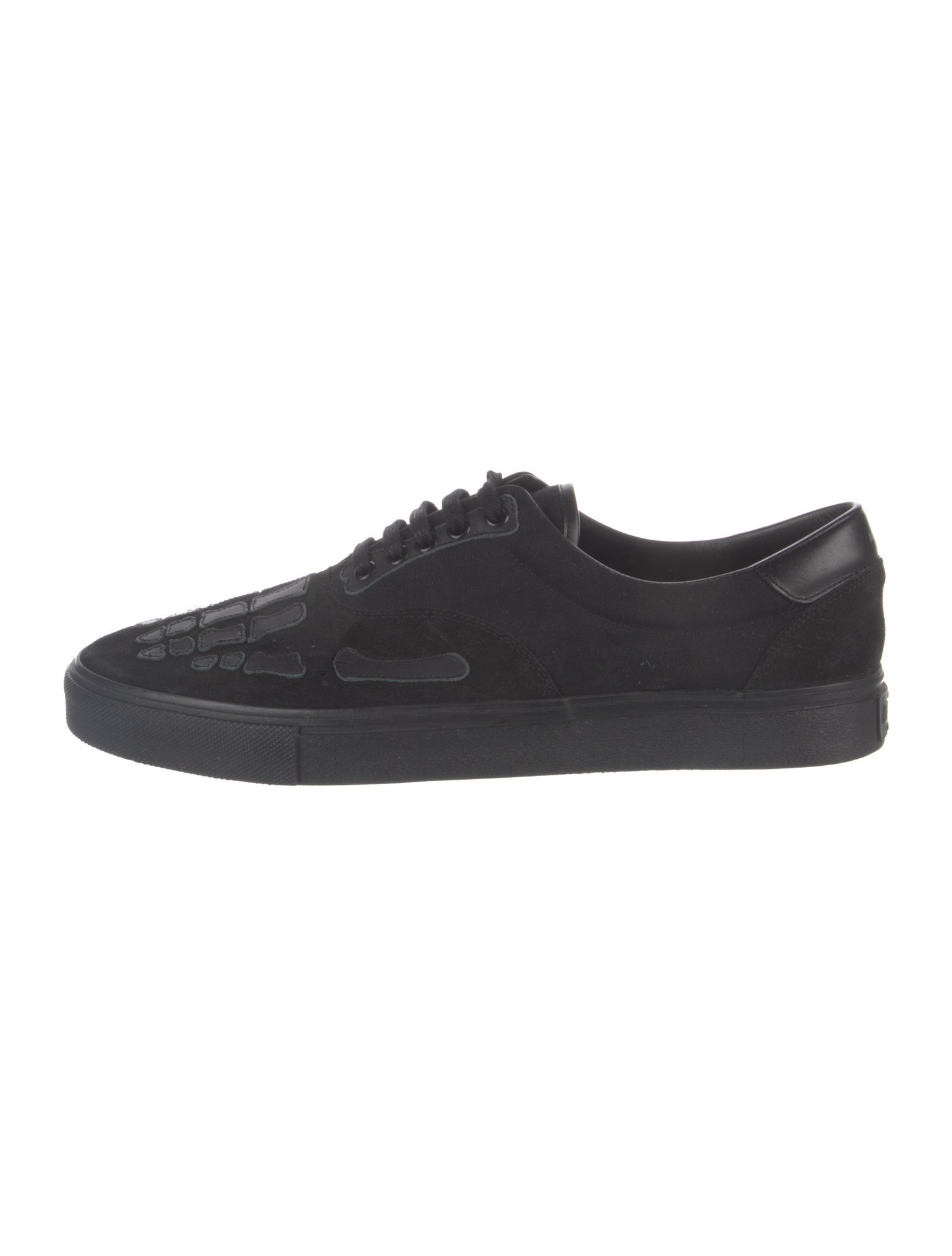 Amiri Suede Leather Trim Embellishment Sneakers