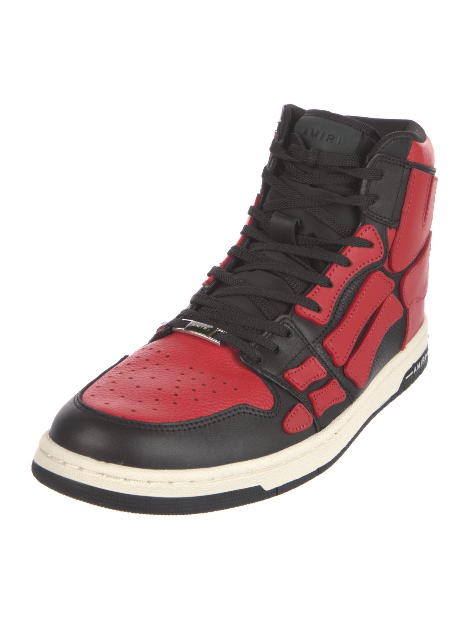 Amiri Leather Printed Sneakers