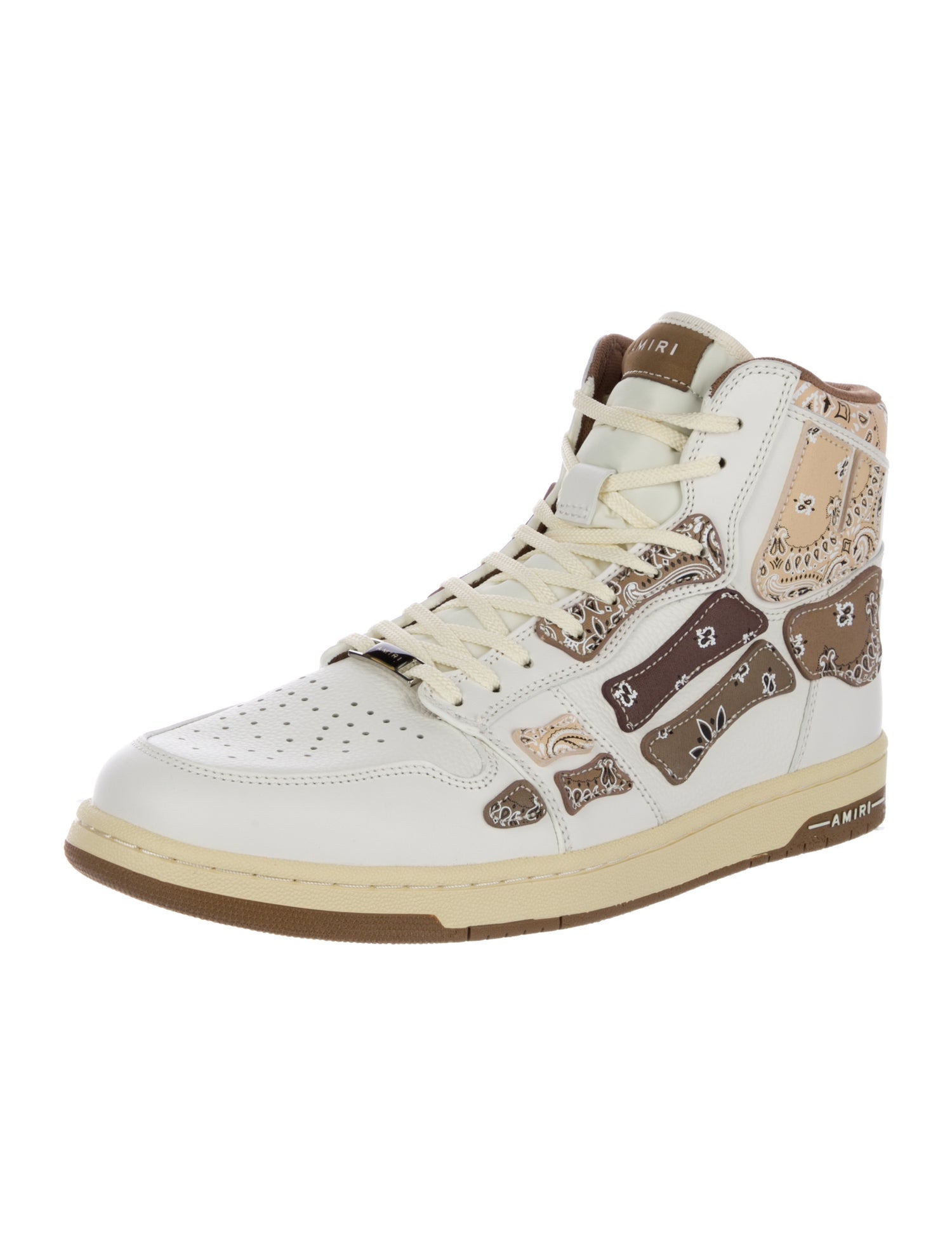 Amiri Leather Printed Sneakers