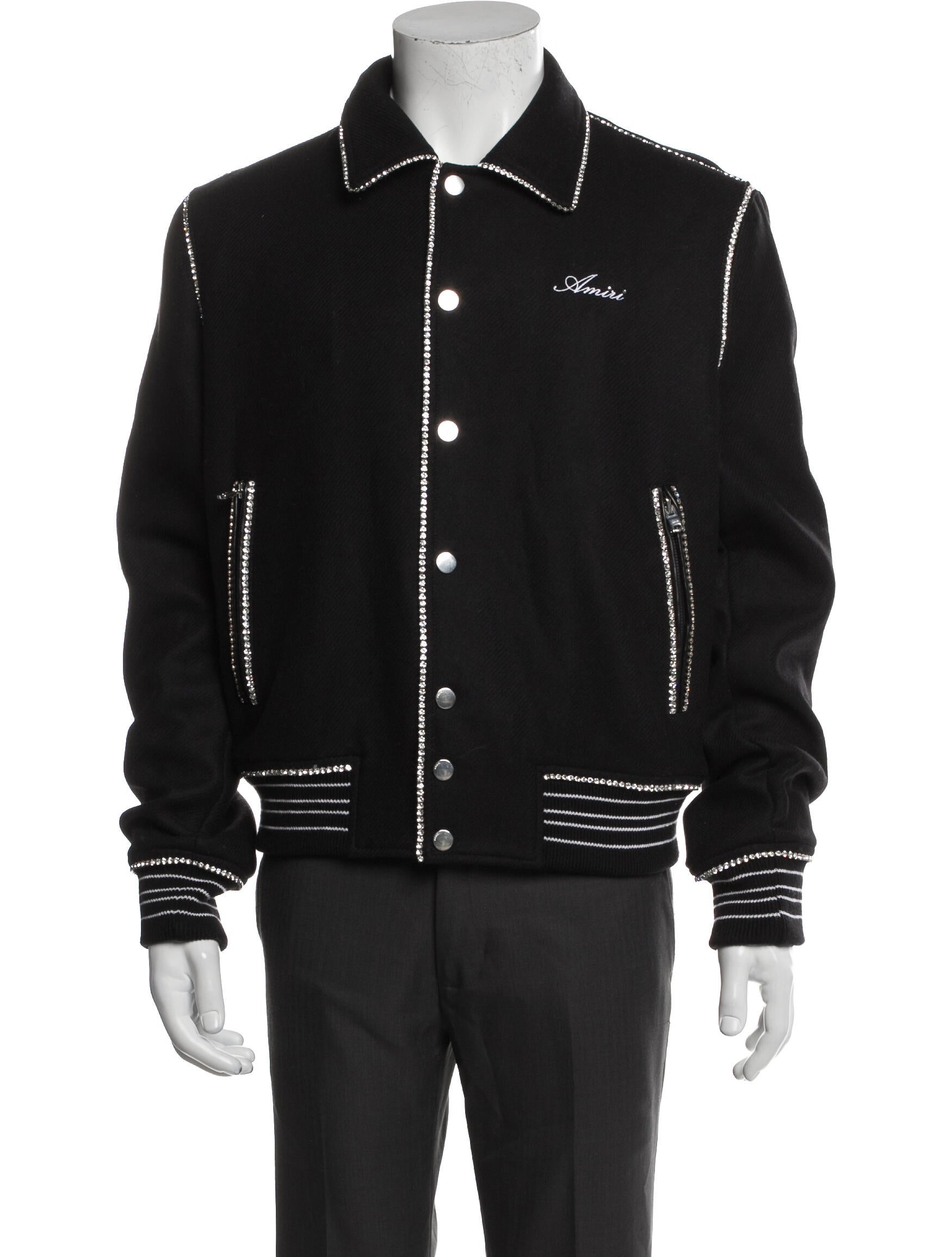 Amiri Wool Graphic Print Jacket