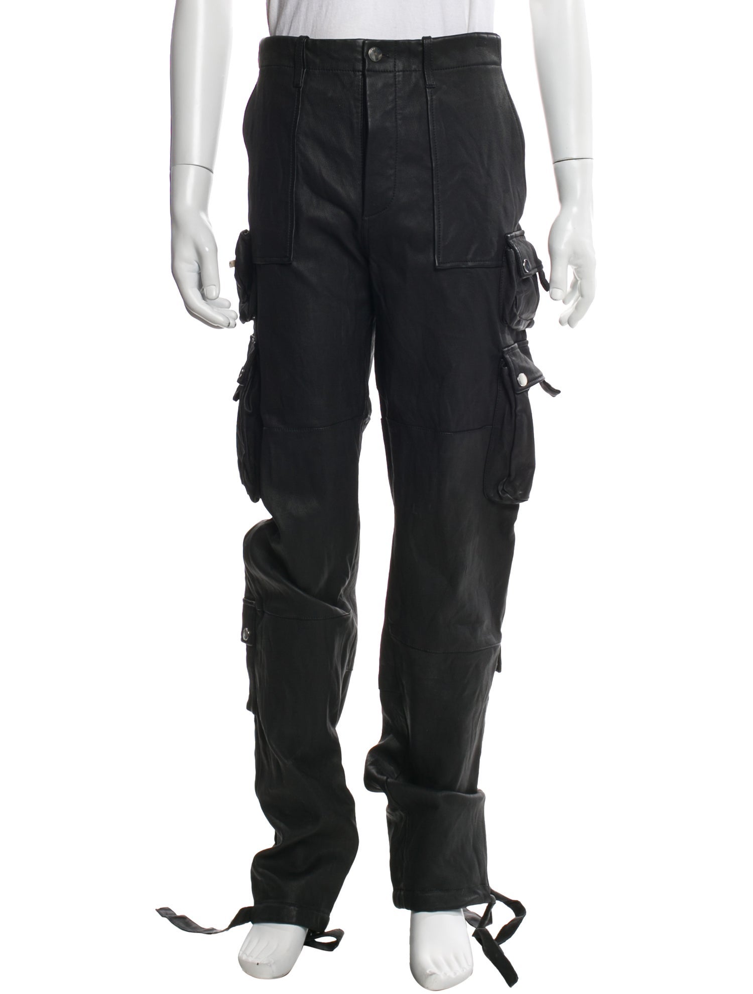 Amiri Leather Cargo Pants