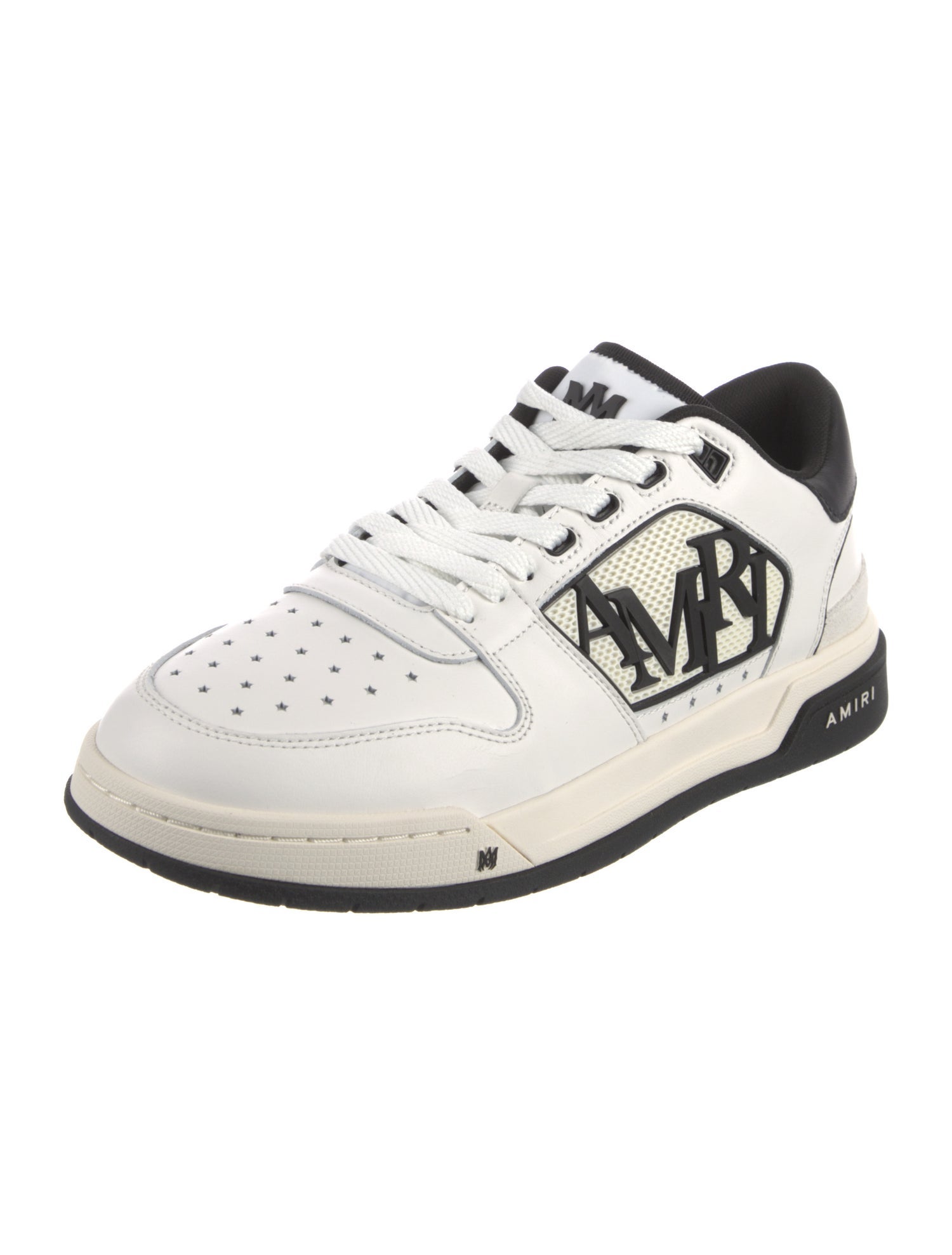 Amiri Leather Printed Sneakers