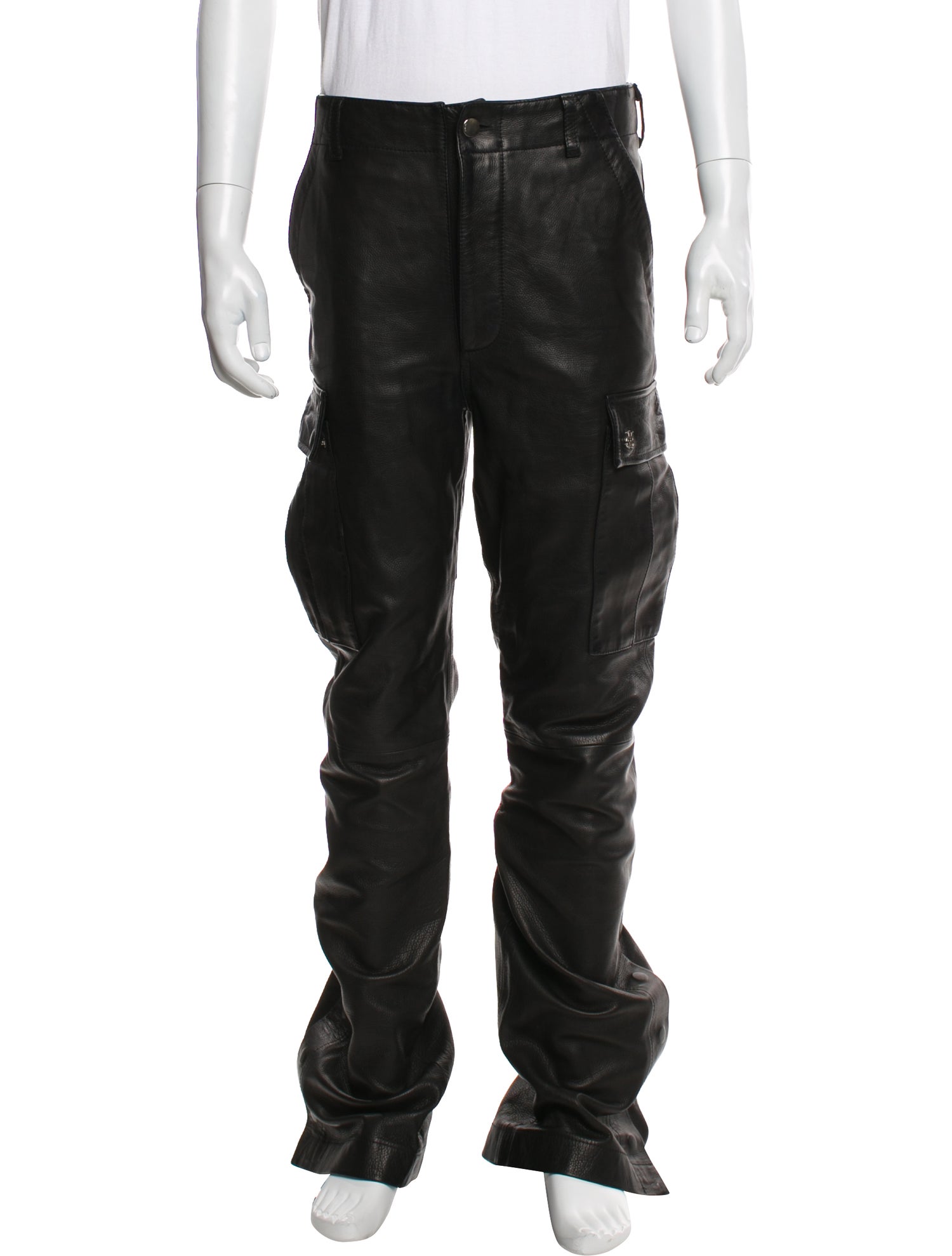 Amiri Leather Moto Pants
