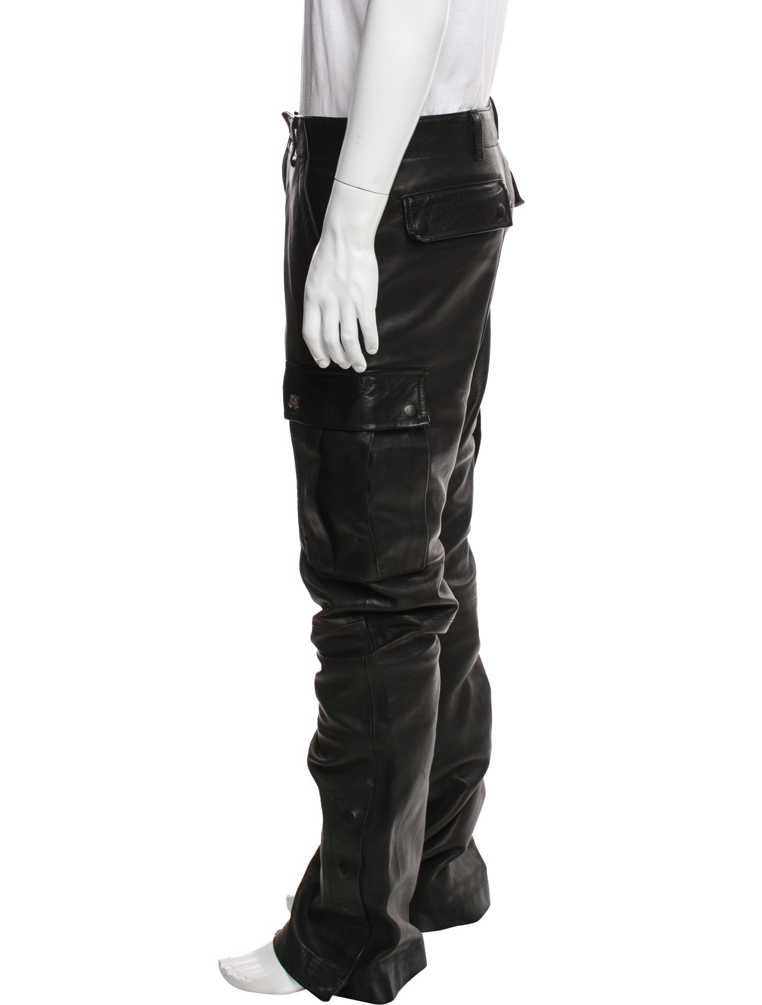 Amiri Leather Moto Pants