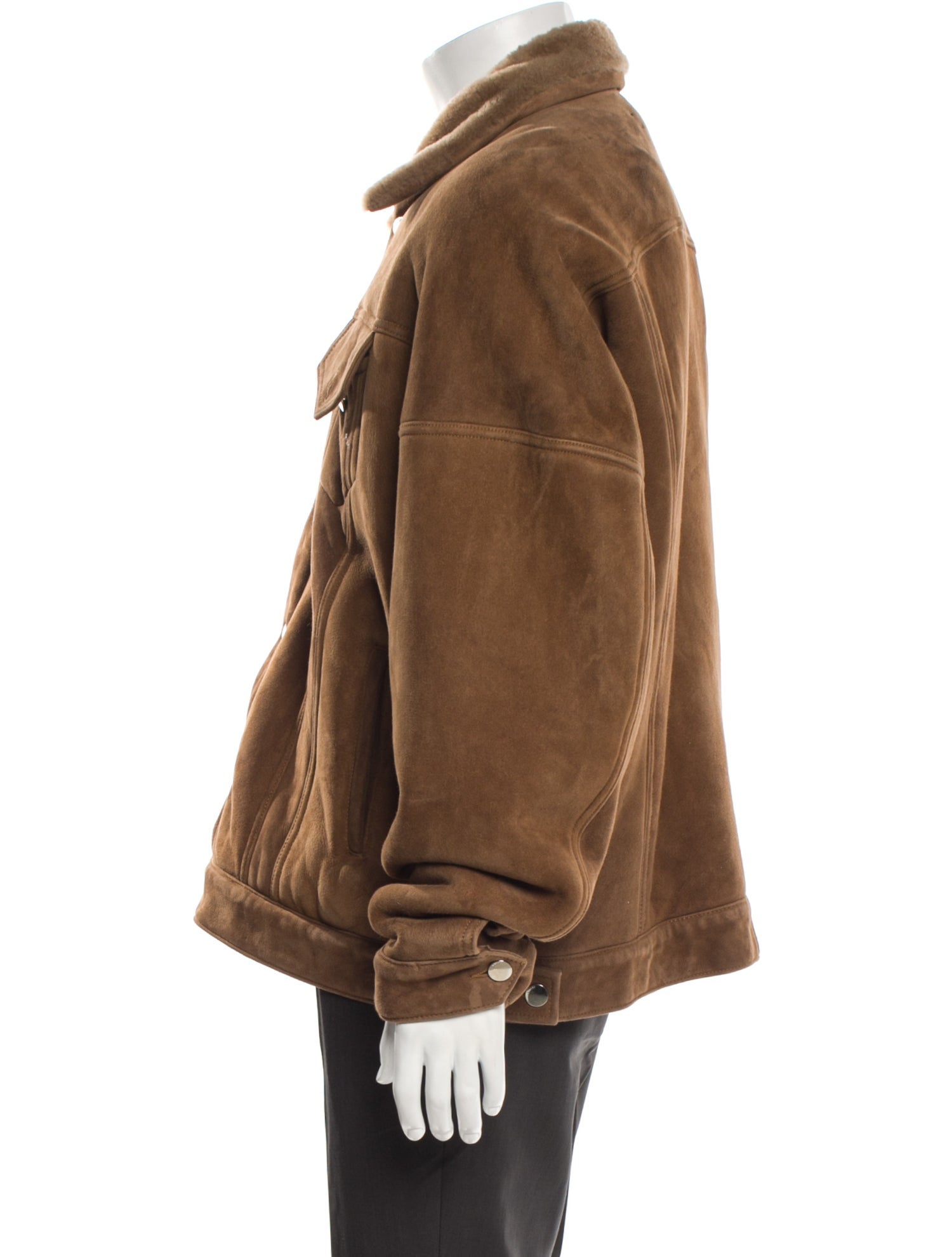 Amiri Leather Trucker Jacket