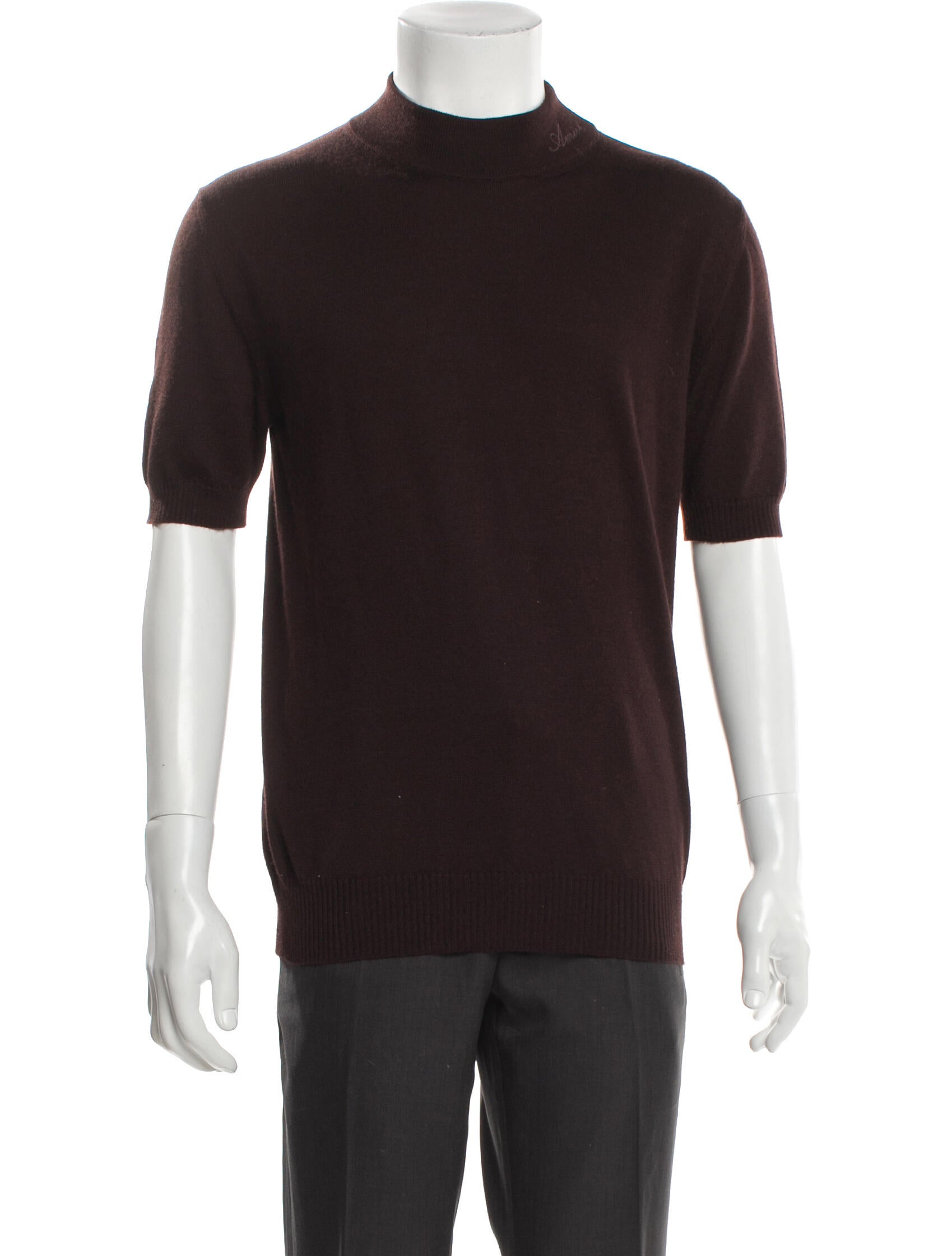 Amiri Cashmere Turtleneck Polo Sweater