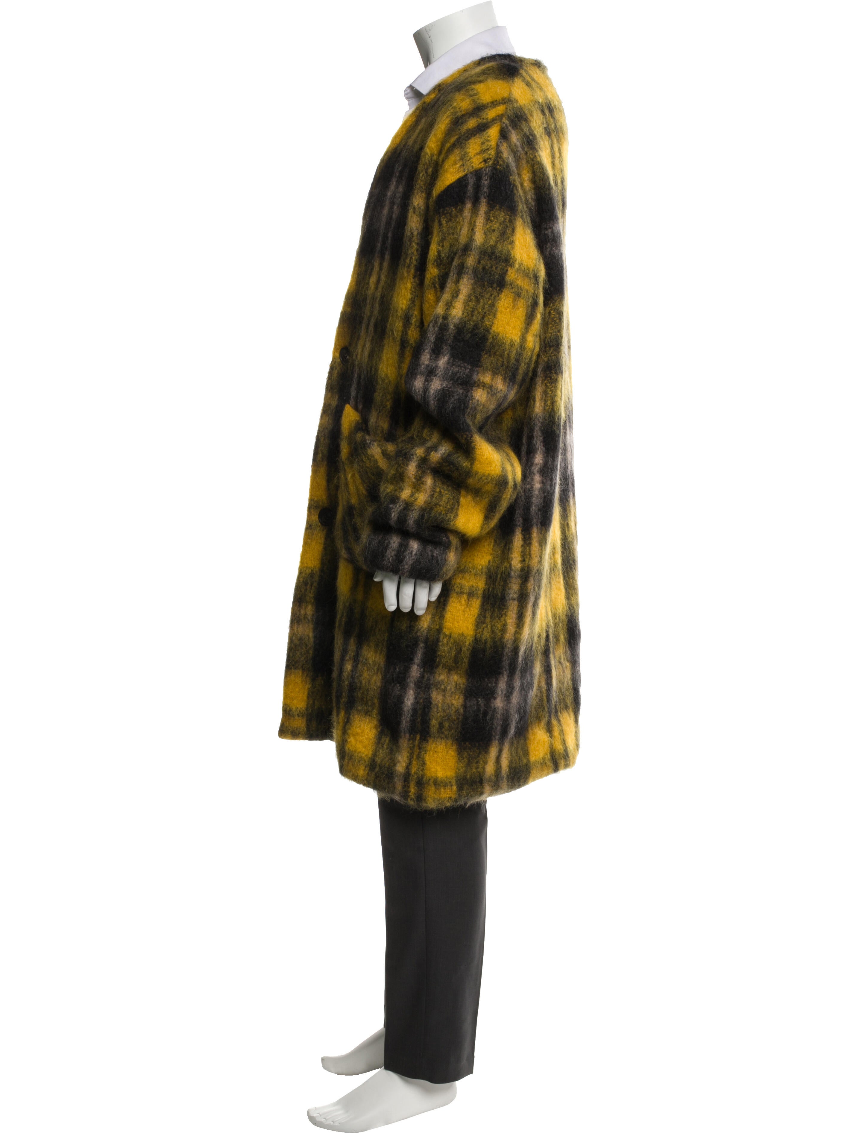 Amiri Plaid Print V-Neck Cardigan w/ Tags