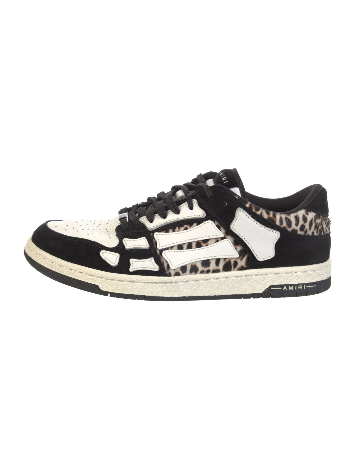Amiri Leather Printed Sneakers