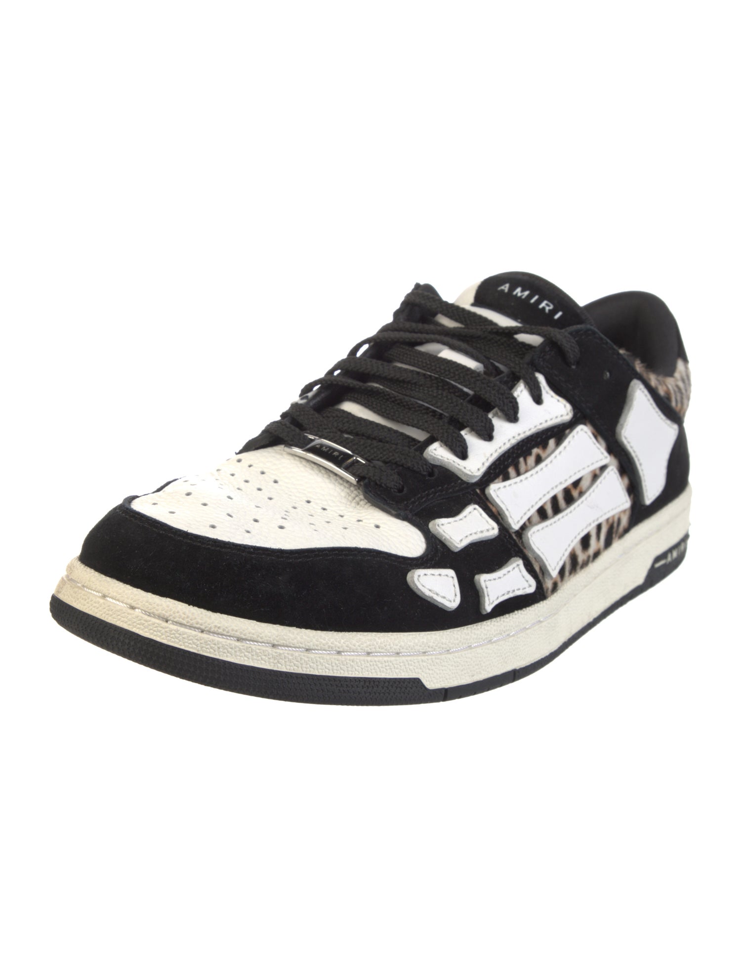 Amiri Leather Printed Sneakers